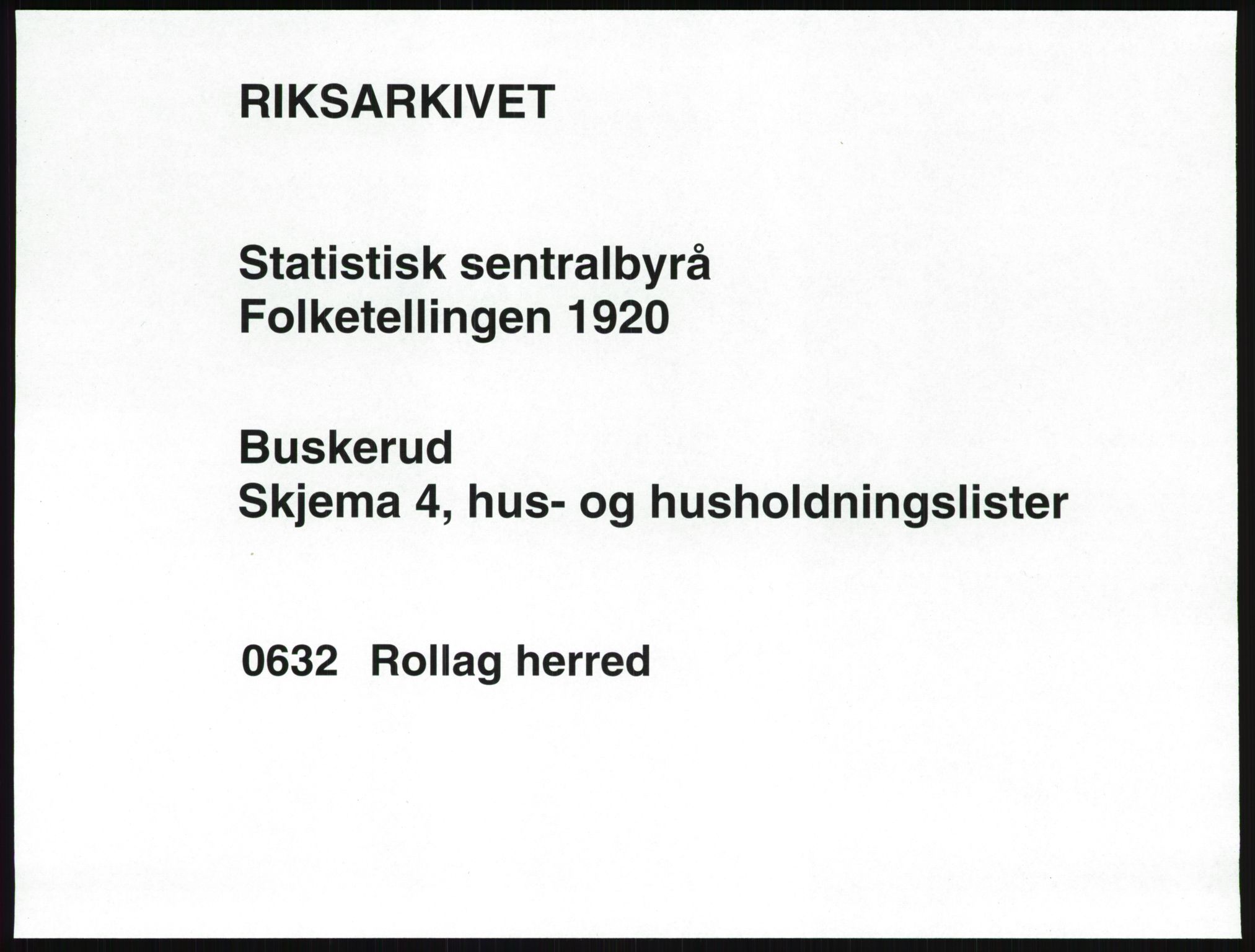 SAKO, 1920 census for Rollag, 1920, p. 37