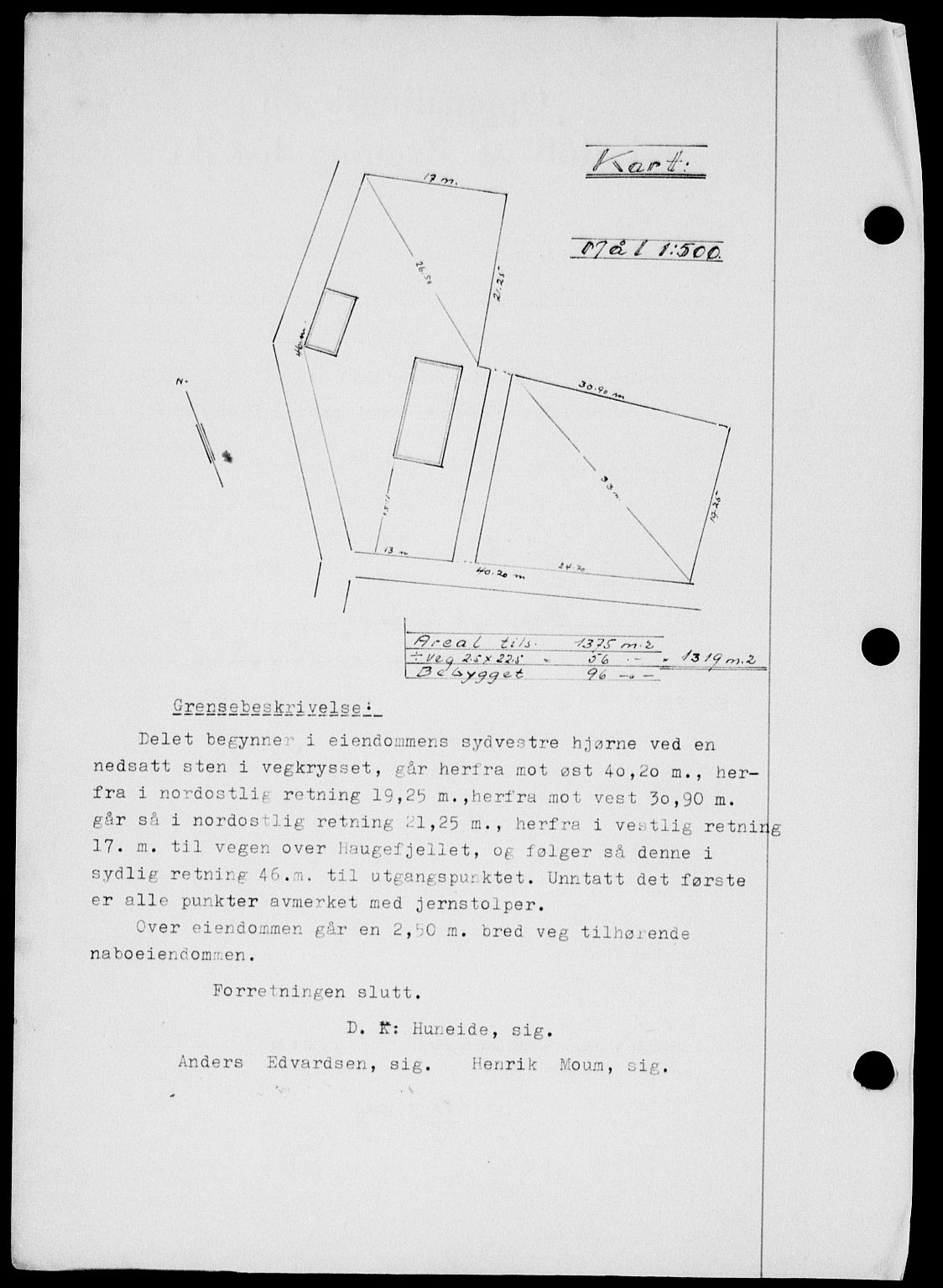 Onsøy sorenskriveri, SAO/A-10474/G/Ga/Gab/L0018: Mortgage book no. II A-18, 1946-1947, Diary no: : 394/1947