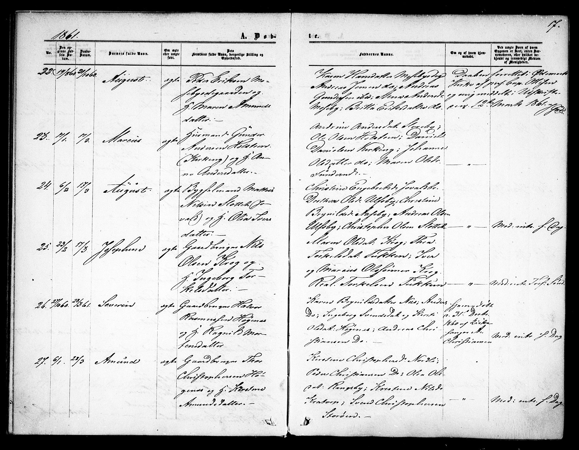 Rødenes prestekontor Kirkebøker, AV/SAO-A-2005/F/Fa/L0007: Parish register (official) no. I 7, 1860-1869, p. 17