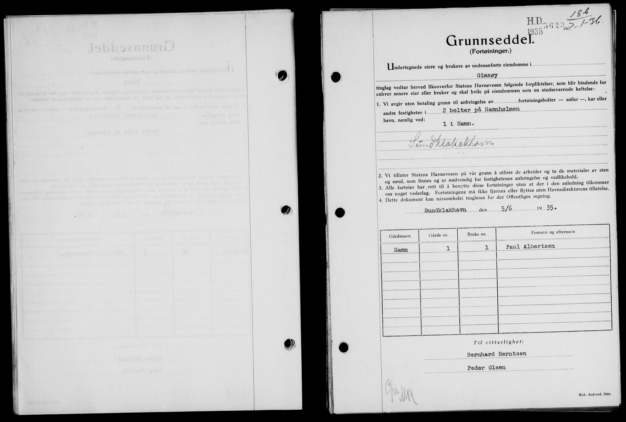 Lofoten sorenskriveri, SAT/A-0017/1/2/2C/L0033b: Mortgage book no. 33b, 1936-1936, Diary no: : 18/1936