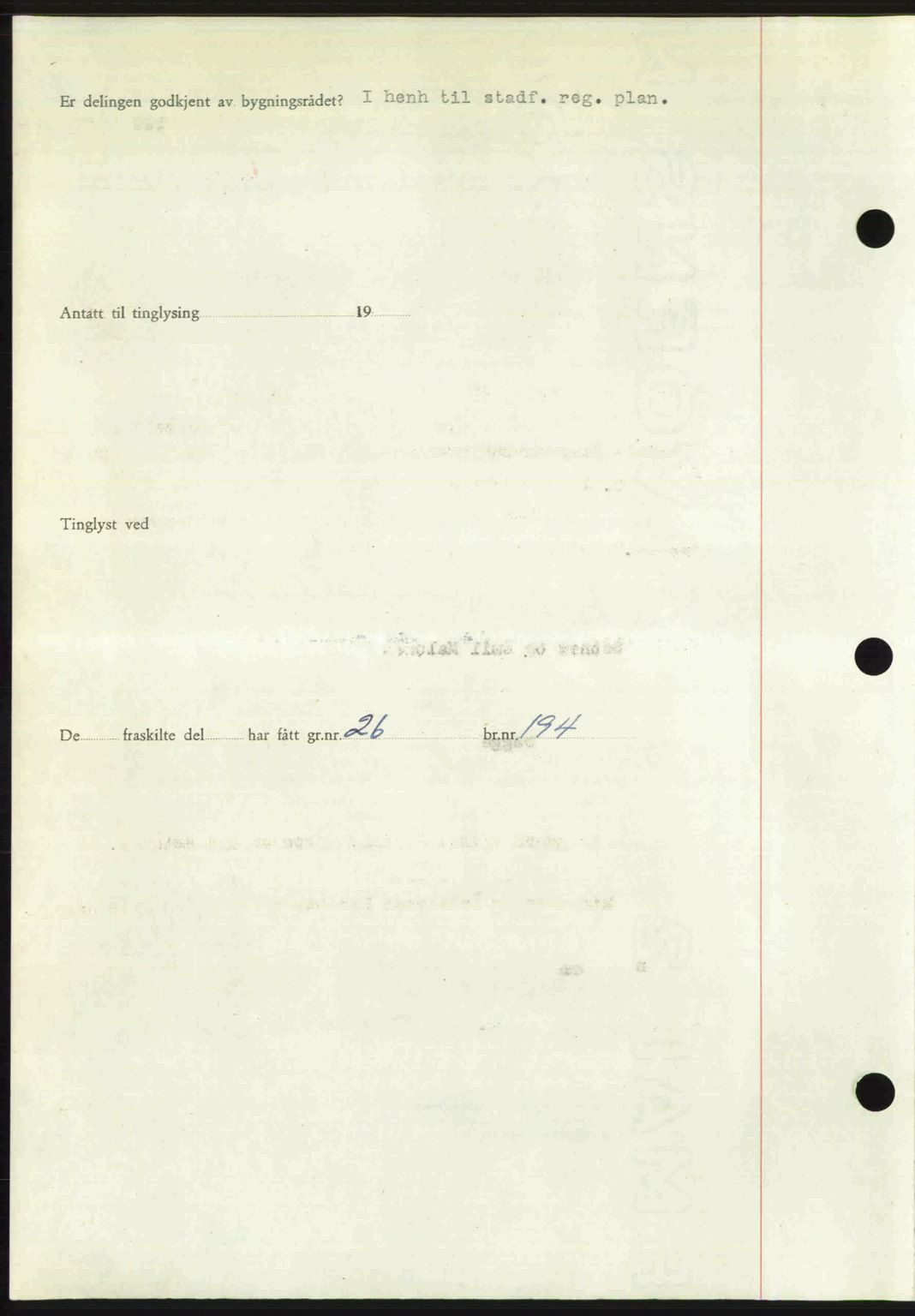 Romsdal sorenskriveri, AV/SAT-A-4149/1/2/2C: Mortgage book no. A26, 1948-1948, Diary no: : 1300/1948