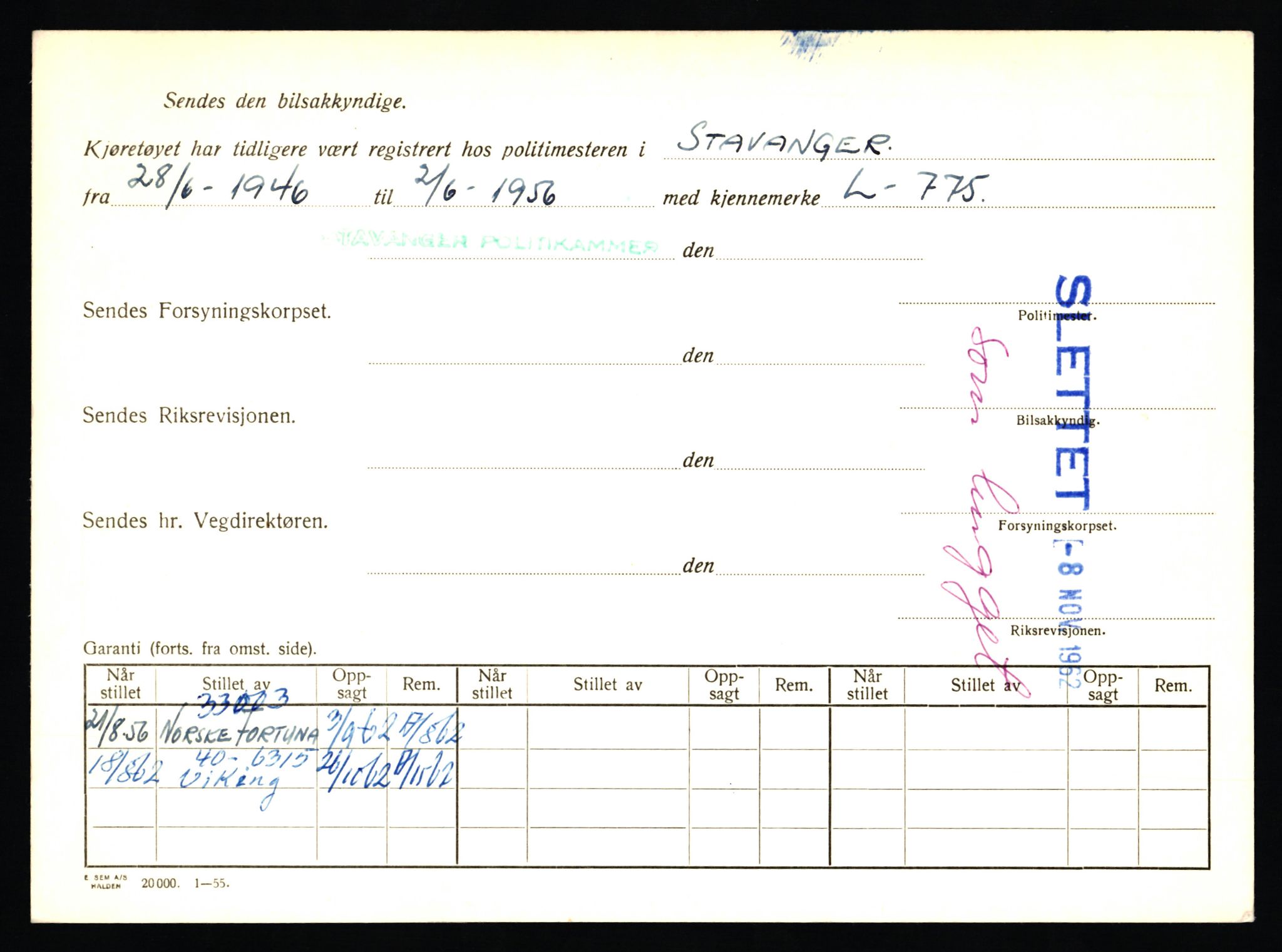 Stavanger trafikkstasjon, AV/SAST-A-101942/0/F/L0014: L-5080 - L-5499, 1930-1971, p. 1414