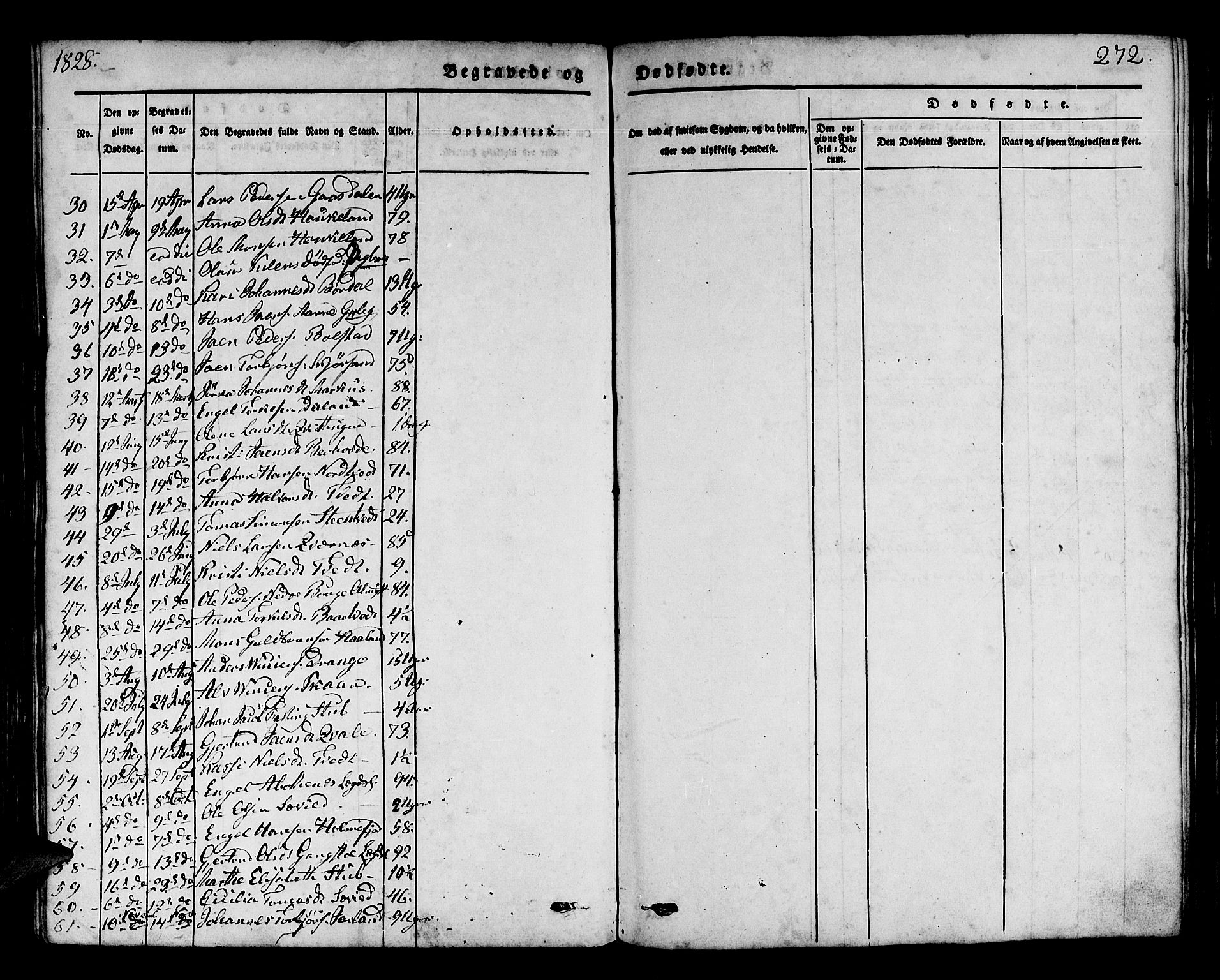 Os sokneprestembete, SAB/A-99929: Parish register (official) no. A 14, 1826-1839, p. 272