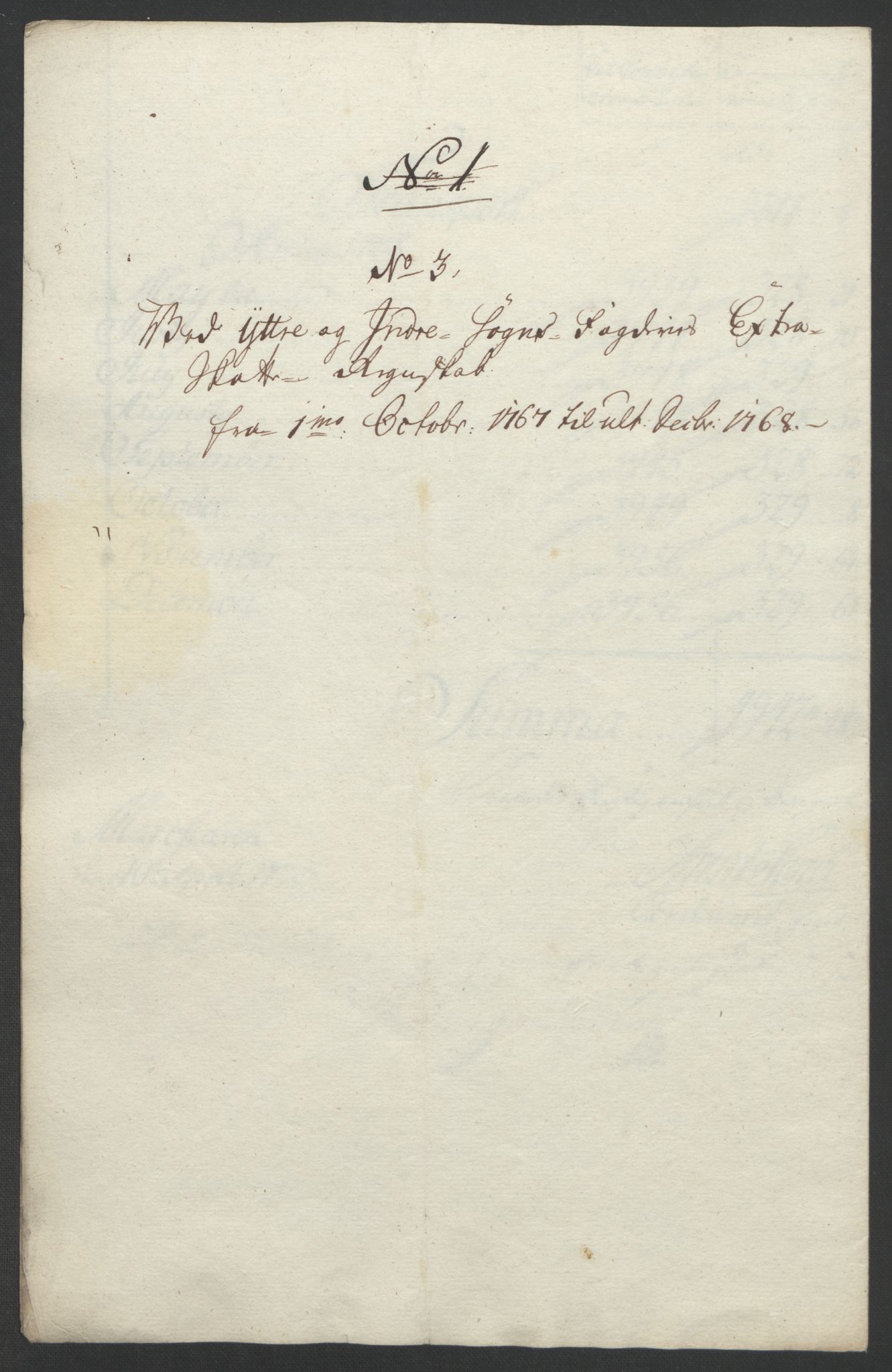 Rentekammeret inntil 1814, Realistisk ordnet avdeling, AV/RA-EA-4070/Ol/L0018: [Gg 10]: Ekstraskatten, 23.09.1762. Sogn, 1762-1772, p. 180