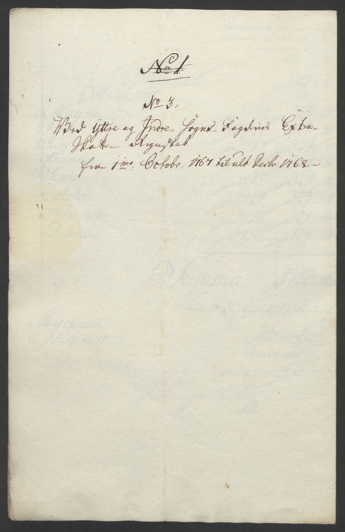 Rentekammeret inntil 1814, Realistisk ordnet avdeling, RA/EA-4070/Ol/L0018: [Gg 10]: Ekstraskatten, 23.09.1762. Sogn, 1762-1772, p. 180