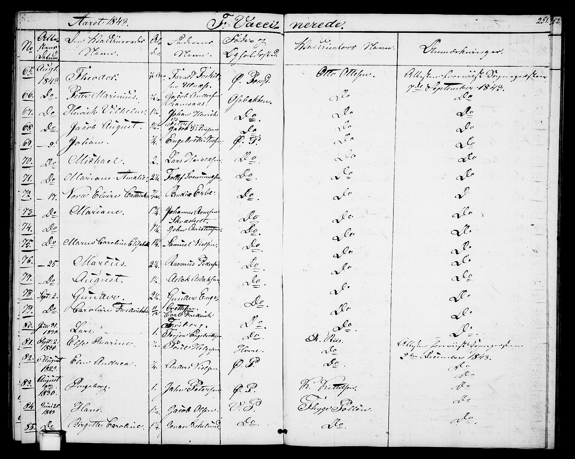 Porsgrunn kirkebøker , AV/SAKO-A-104/G/Gb/L0003: Parish register (copy) no. II 3, 1841-1852, p. 251