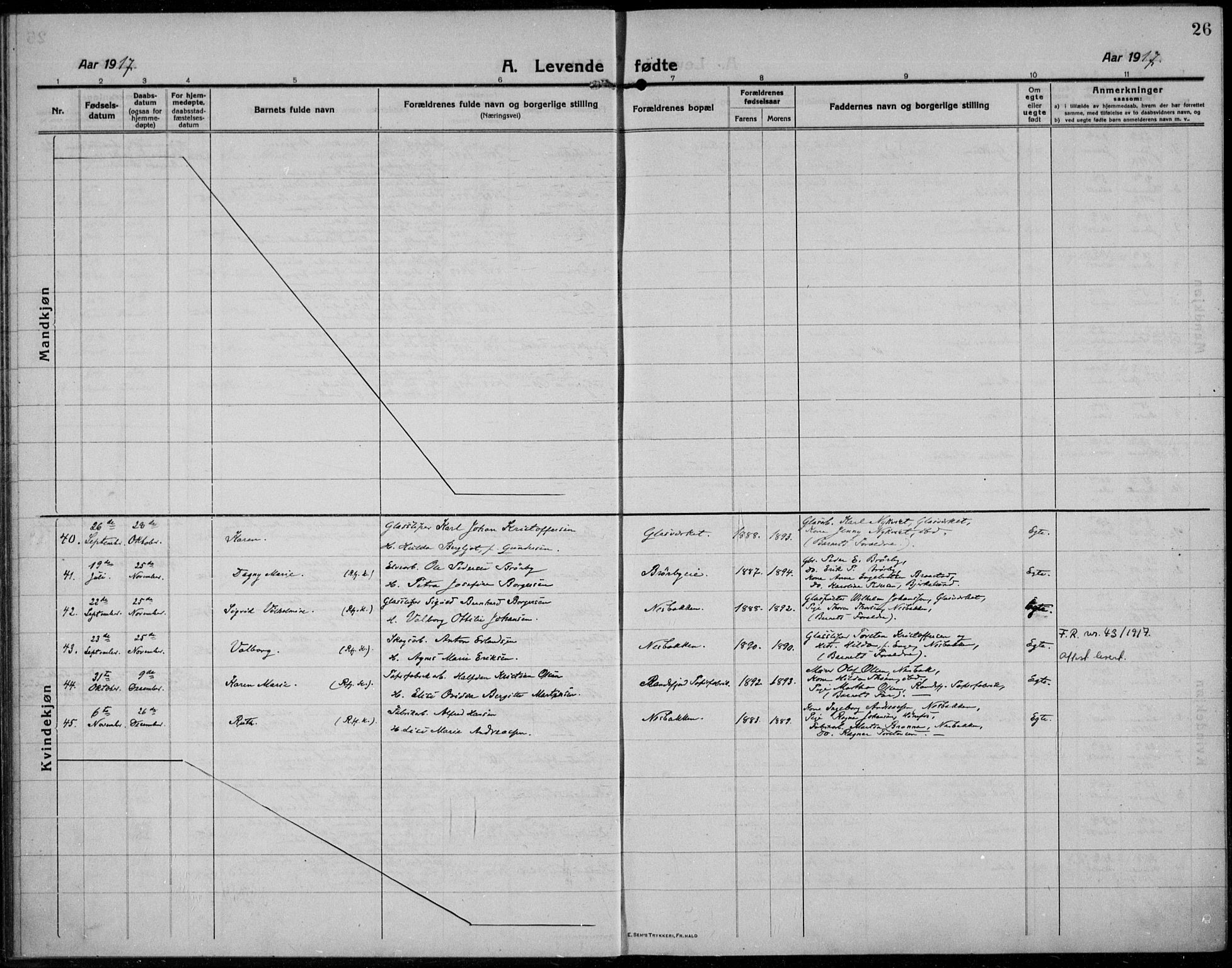 Jevnaker prestekontor, SAH/PREST-116/H/Ha/Haa/L0012: Parish register (official) no. 12, 1914-1924, p. 26