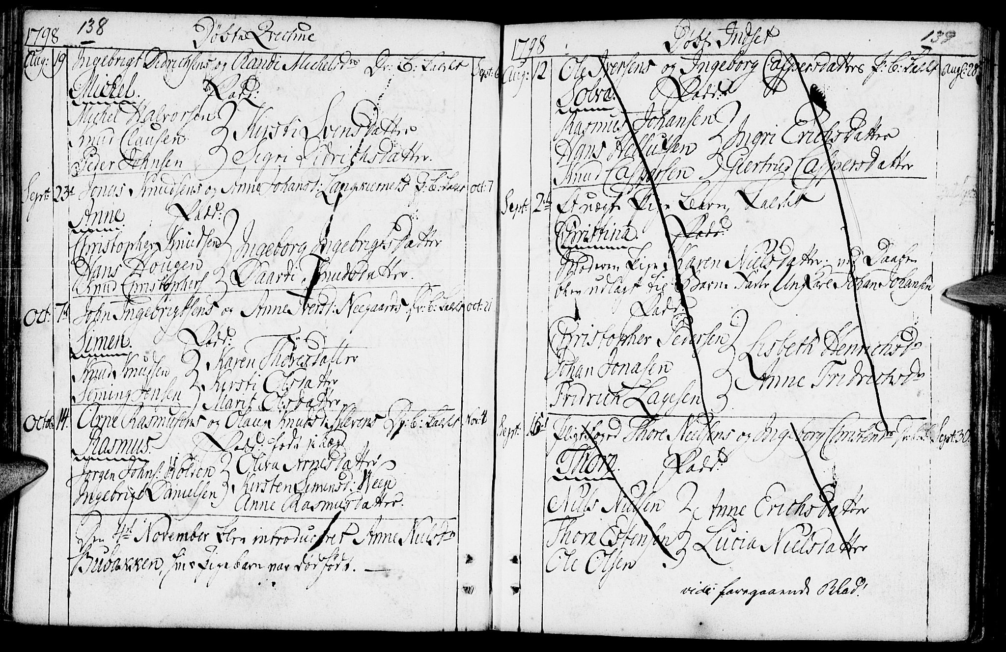 Kvikne prestekontor, AV/SAH-PREST-064/H/Ha/Haa/L0003: Parish register (official) no. 3, 1785-1814, p. 138-139