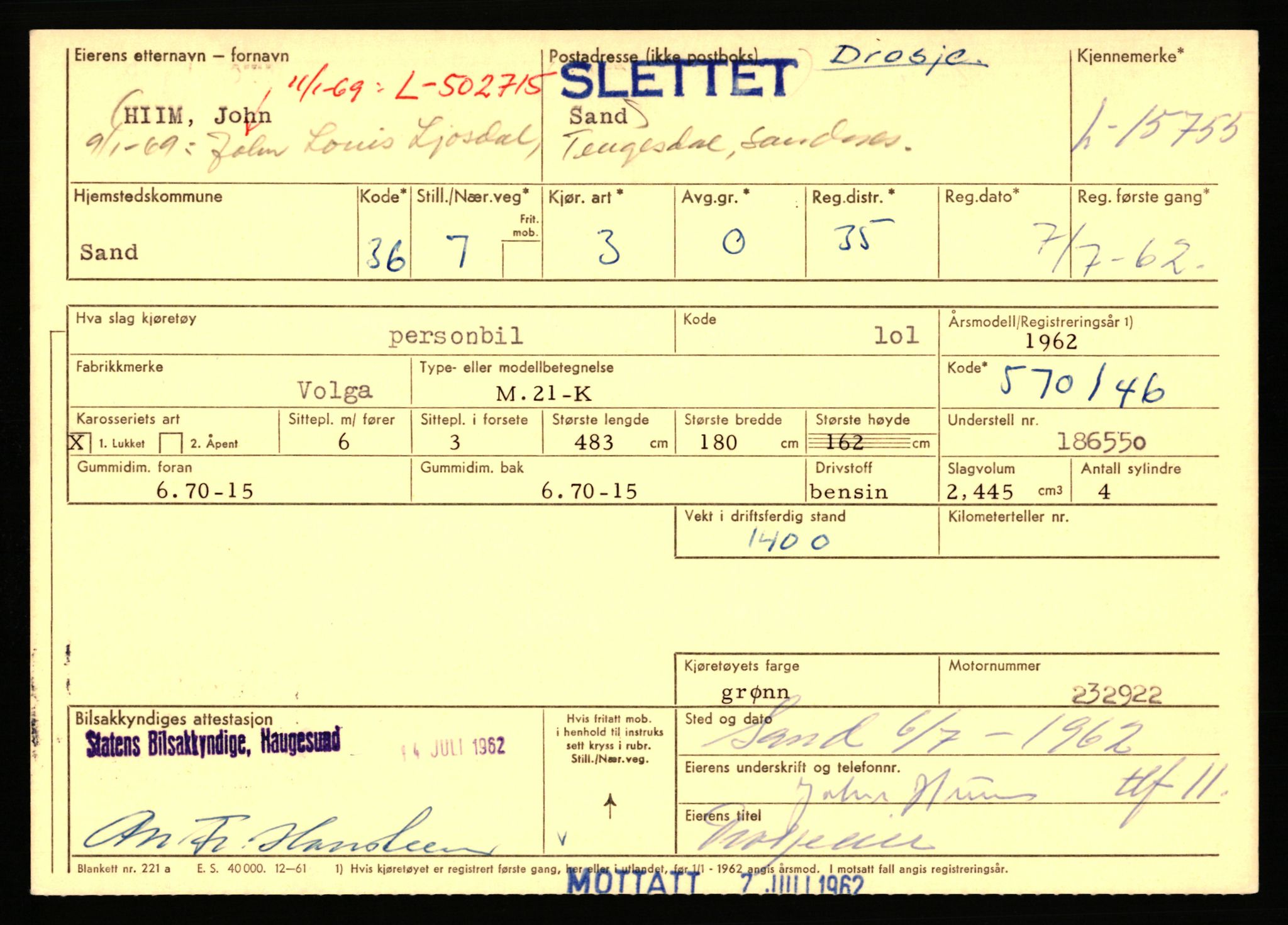 Stavanger trafikkstasjon, AV/SAST-A-101942/0/F/L0029: L-15700 - L-16299, 1930-1971, p. 243