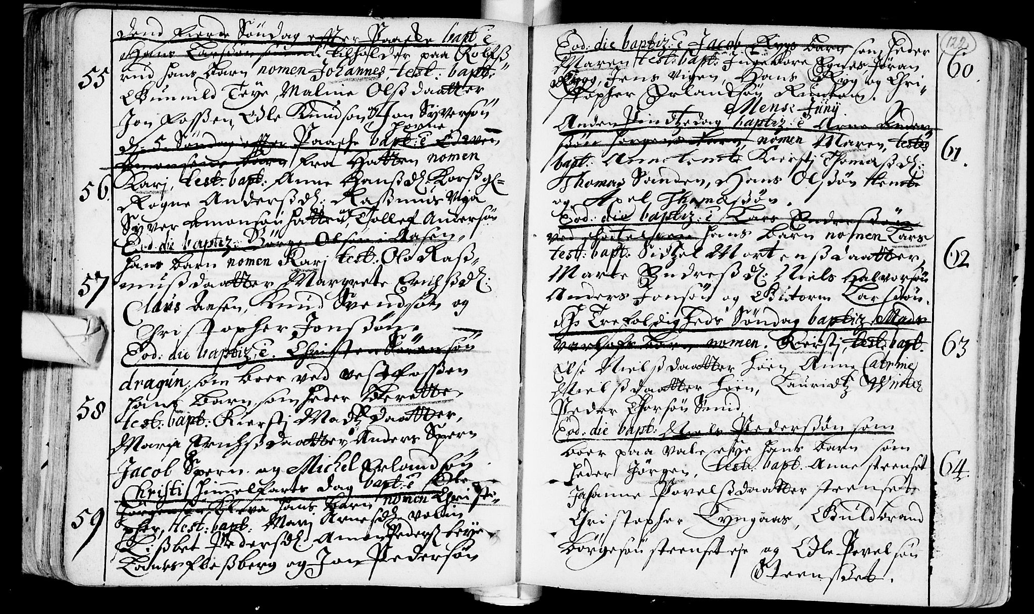 Eiker kirkebøker, AV/SAKO-A-4/F/Fa/L0002: Parish register (official) no. I 2, 1705-1724, p. 122