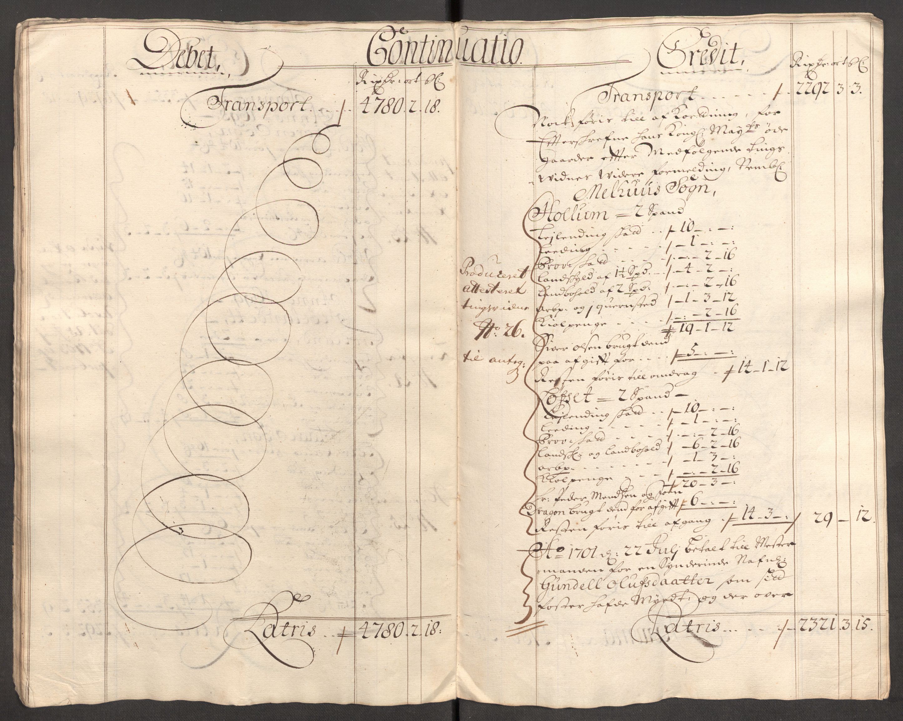 Rentekammeret inntil 1814, Reviderte regnskaper, Fogderegnskap, AV/RA-EA-4092/R60/L3951: Fogderegnskap Orkdal og Gauldal, 1701, p. 17