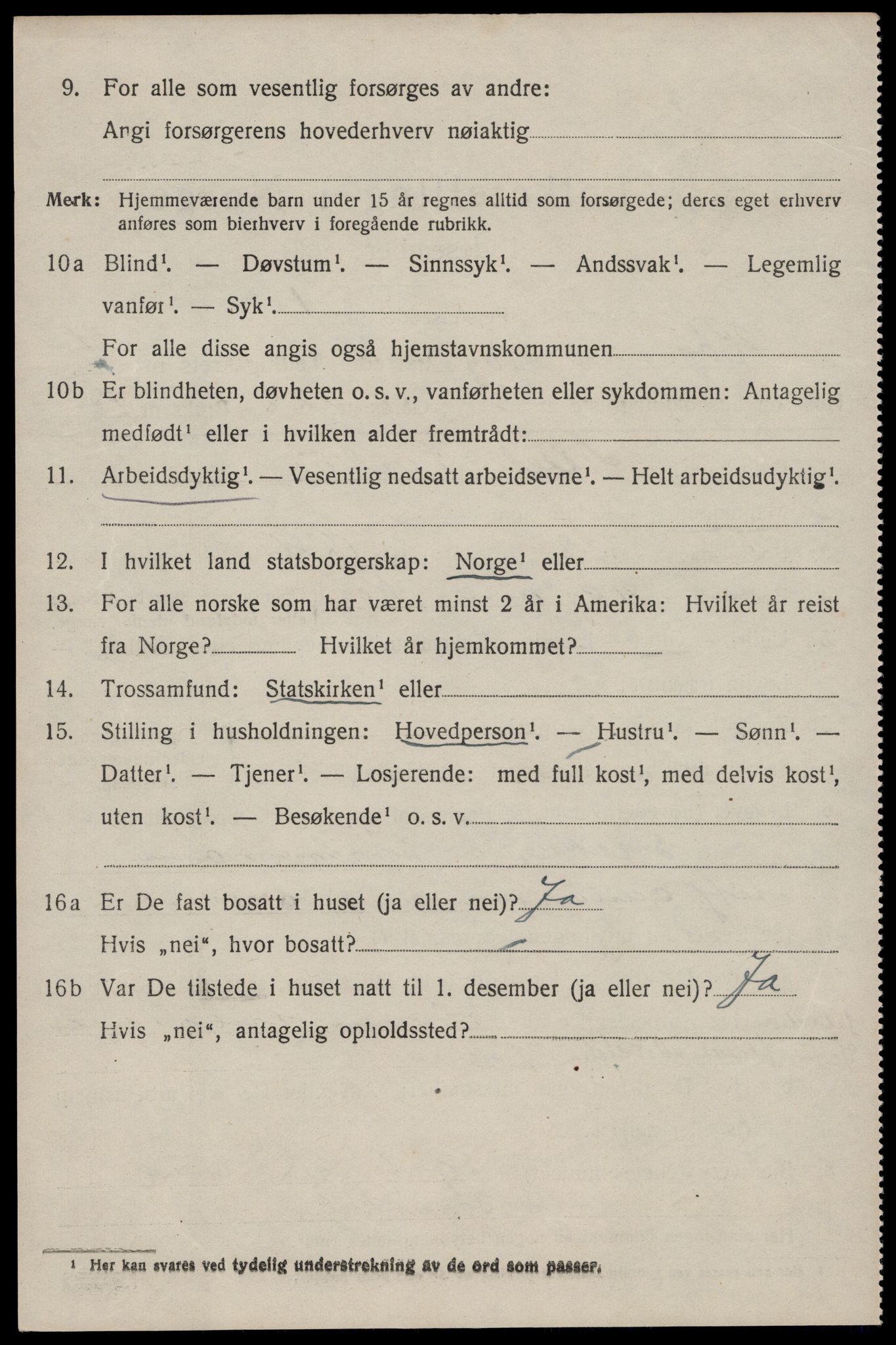 SAST, 1920 census for Høyland, 1920, p. 4723