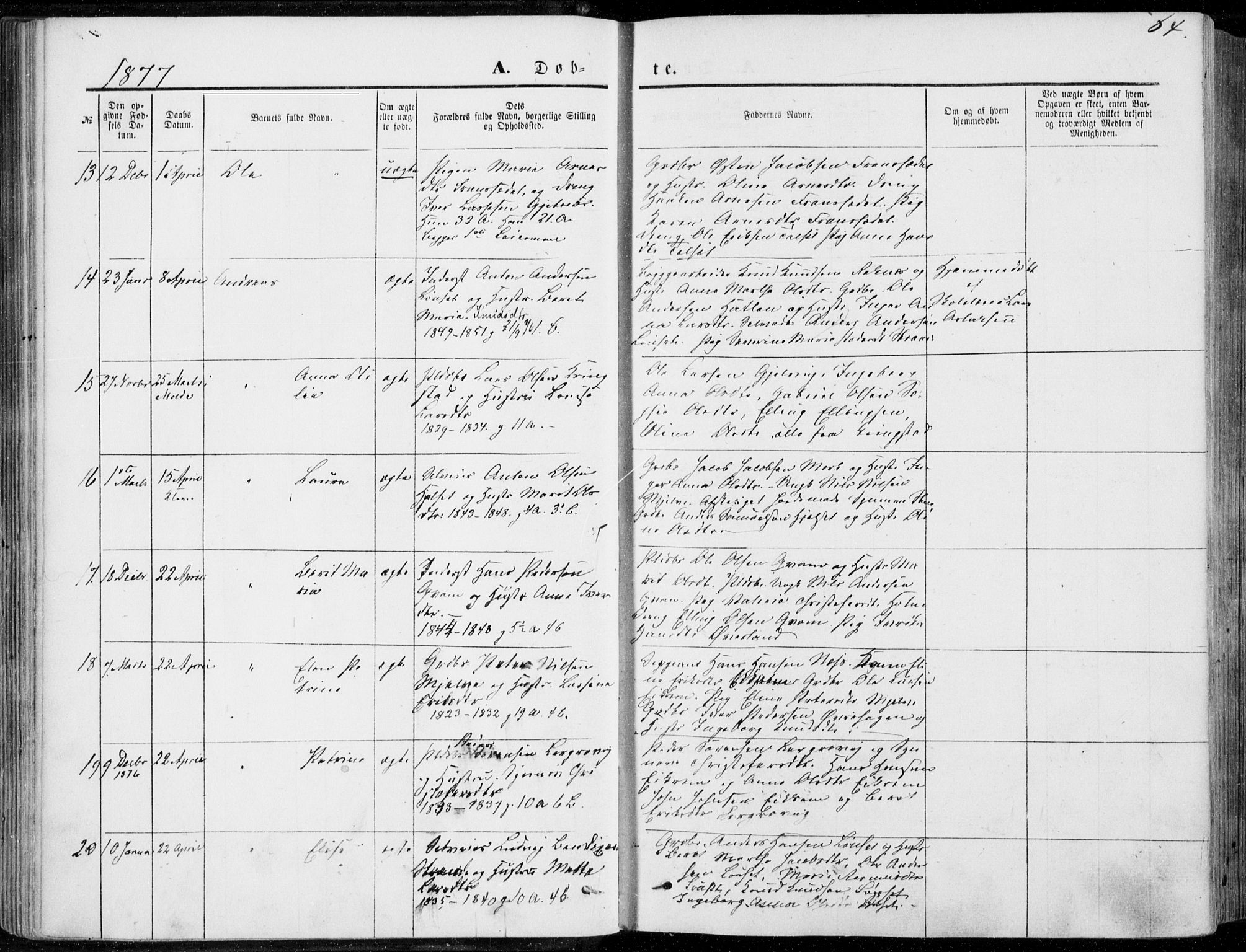 Ministerialprotokoller, klokkerbøker og fødselsregistre - Møre og Romsdal, AV/SAT-A-1454/555/L0655: Parish register (official) no. 555A05, 1869-1886, p. 64