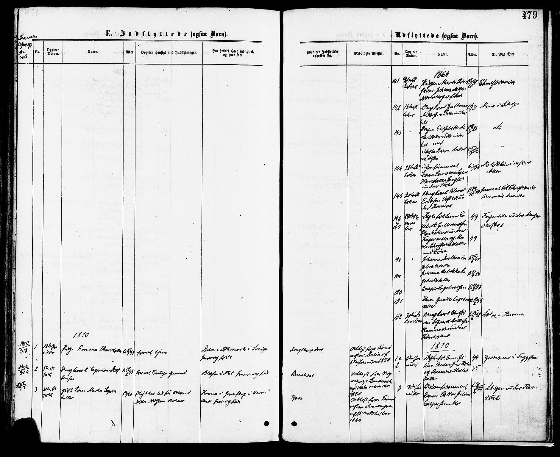Høland prestekontor Kirkebøker, SAO/A-10346a/F/Fa/L0012.a: Parish register (official) no. I 12A, 1869-1879, p. 479