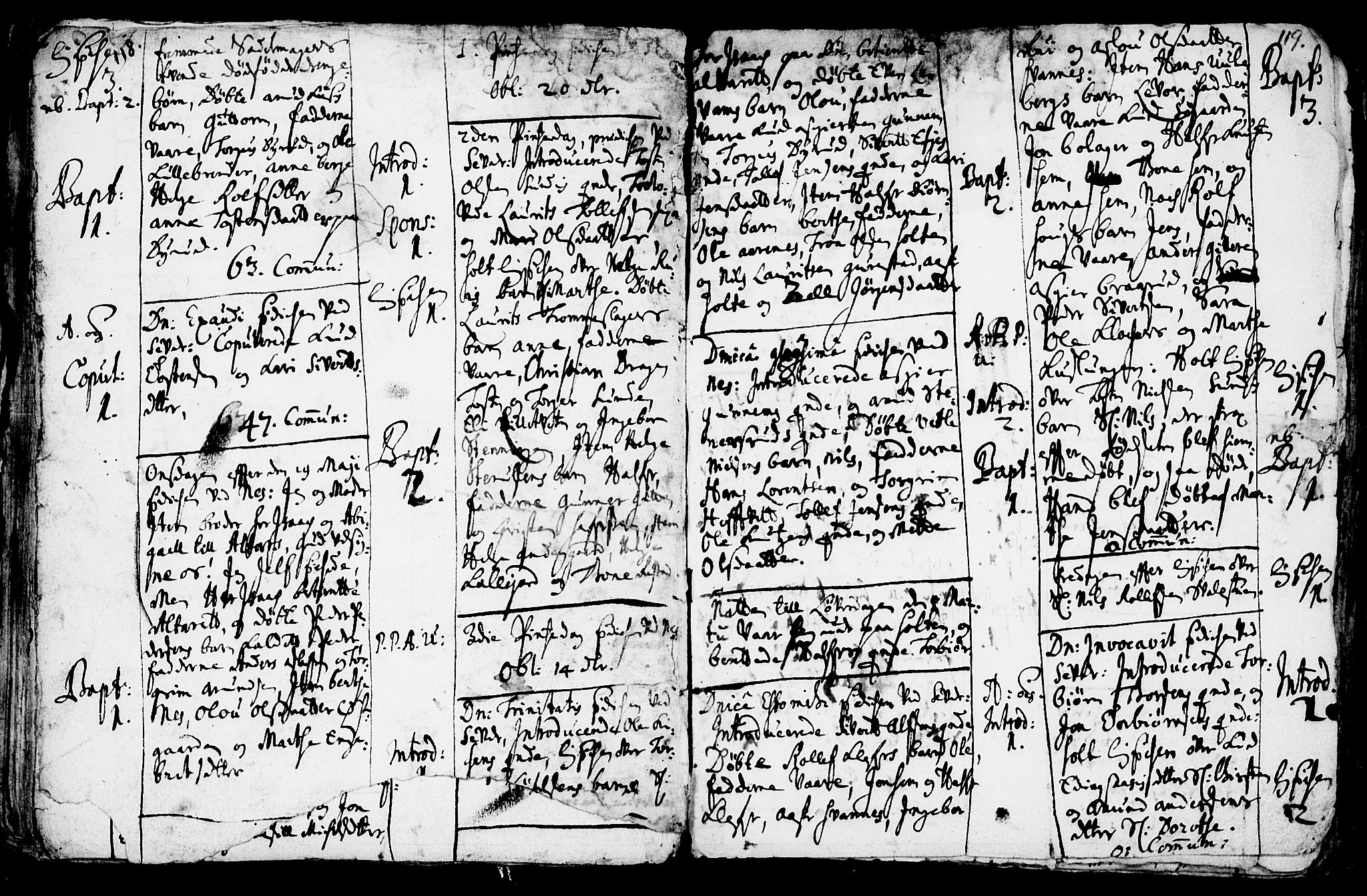 Sauherad kirkebøker, SAKO/A-298/F/Fa/L0002: Parish register (official) no. I 2, 1681-1720, p. 118-119