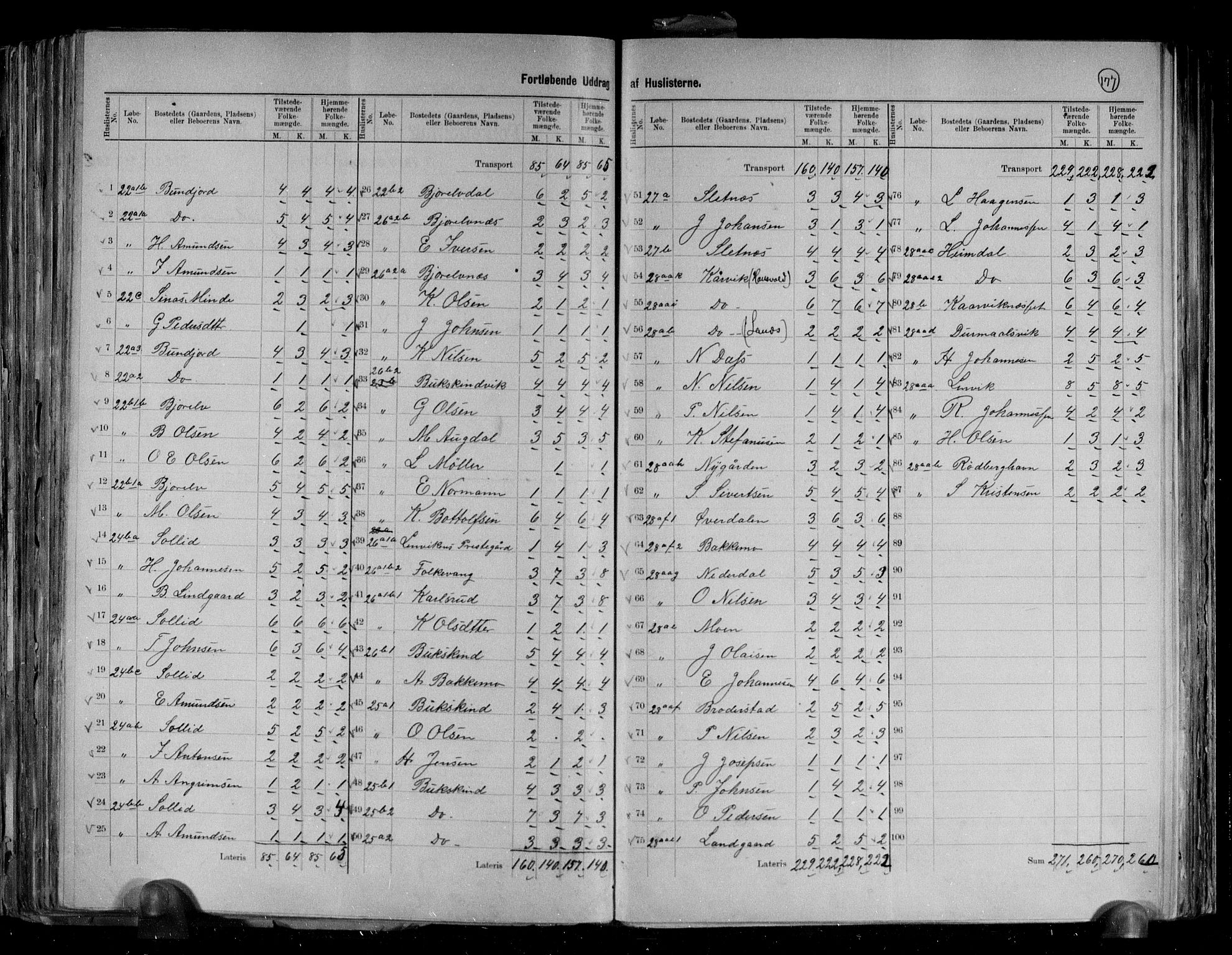 RA, 1891 census for 1931 Lenvik, 1891, p. 14