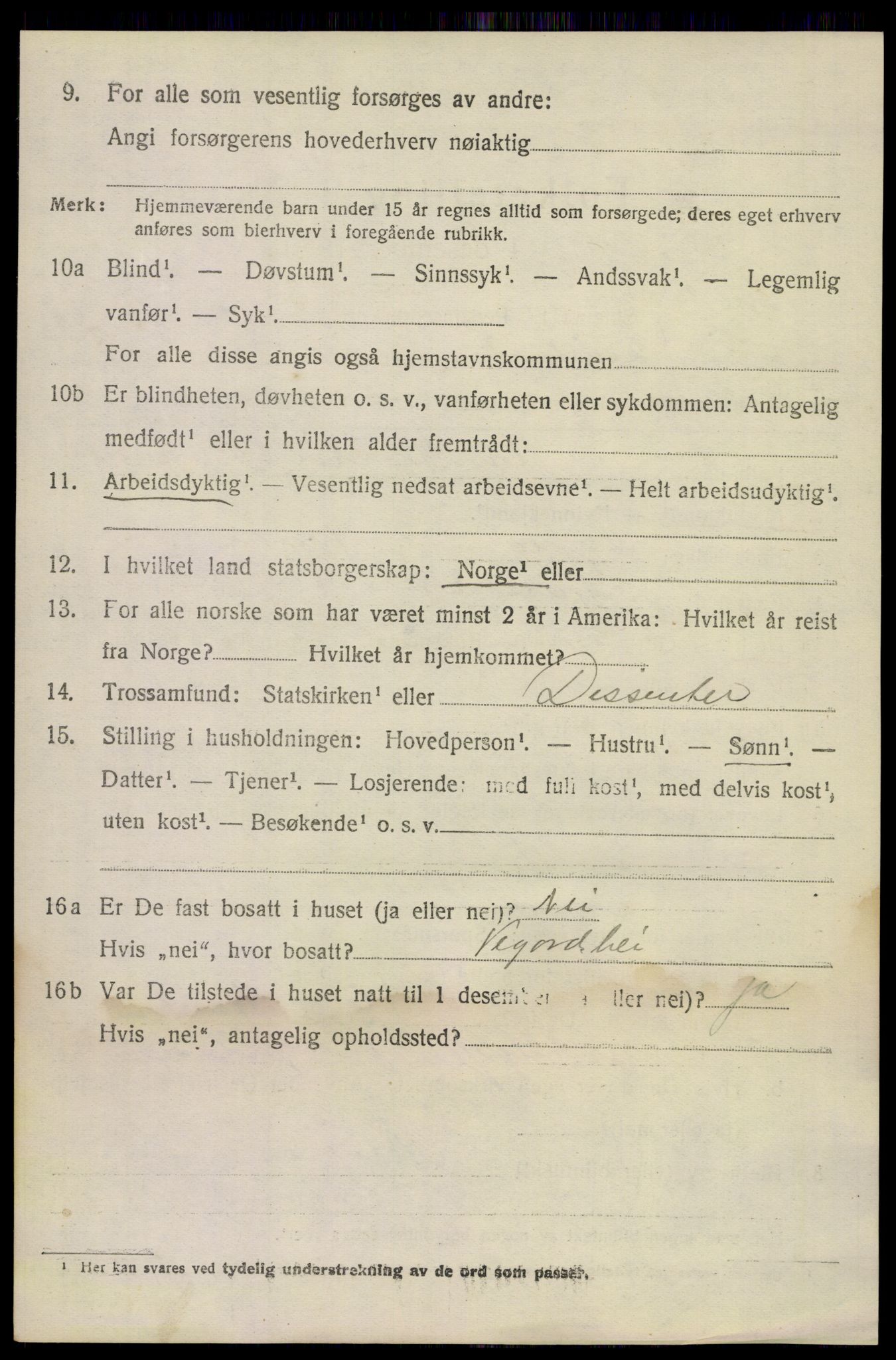 SAKO, 1920 census for Gransherad, 1920, p. 1761