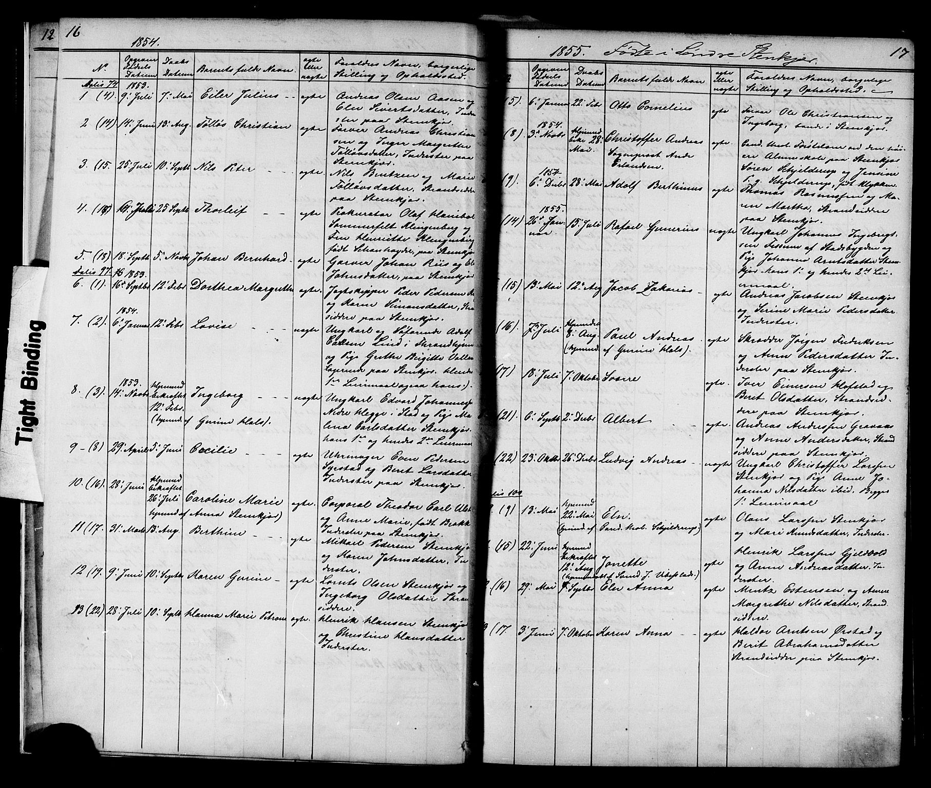 Ministerialprotokoller, klokkerbøker og fødselsregistre - Nord-Trøndelag, SAT/A-1458/739/L0367: Parish register (official) no. 739A01 /1, 1838-1868, p. 16-17