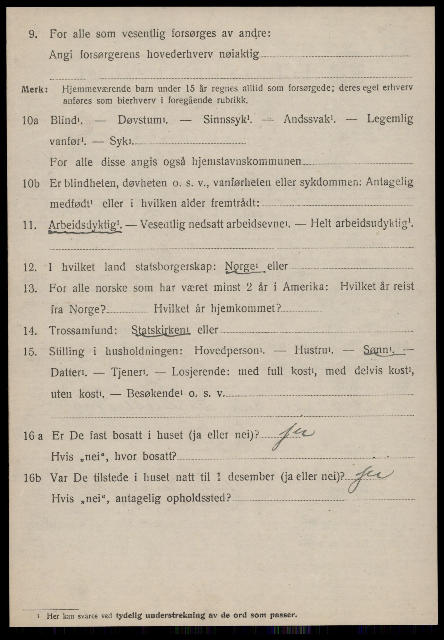 SAT, 1920 census for Ørsta, 1920, p. 4303