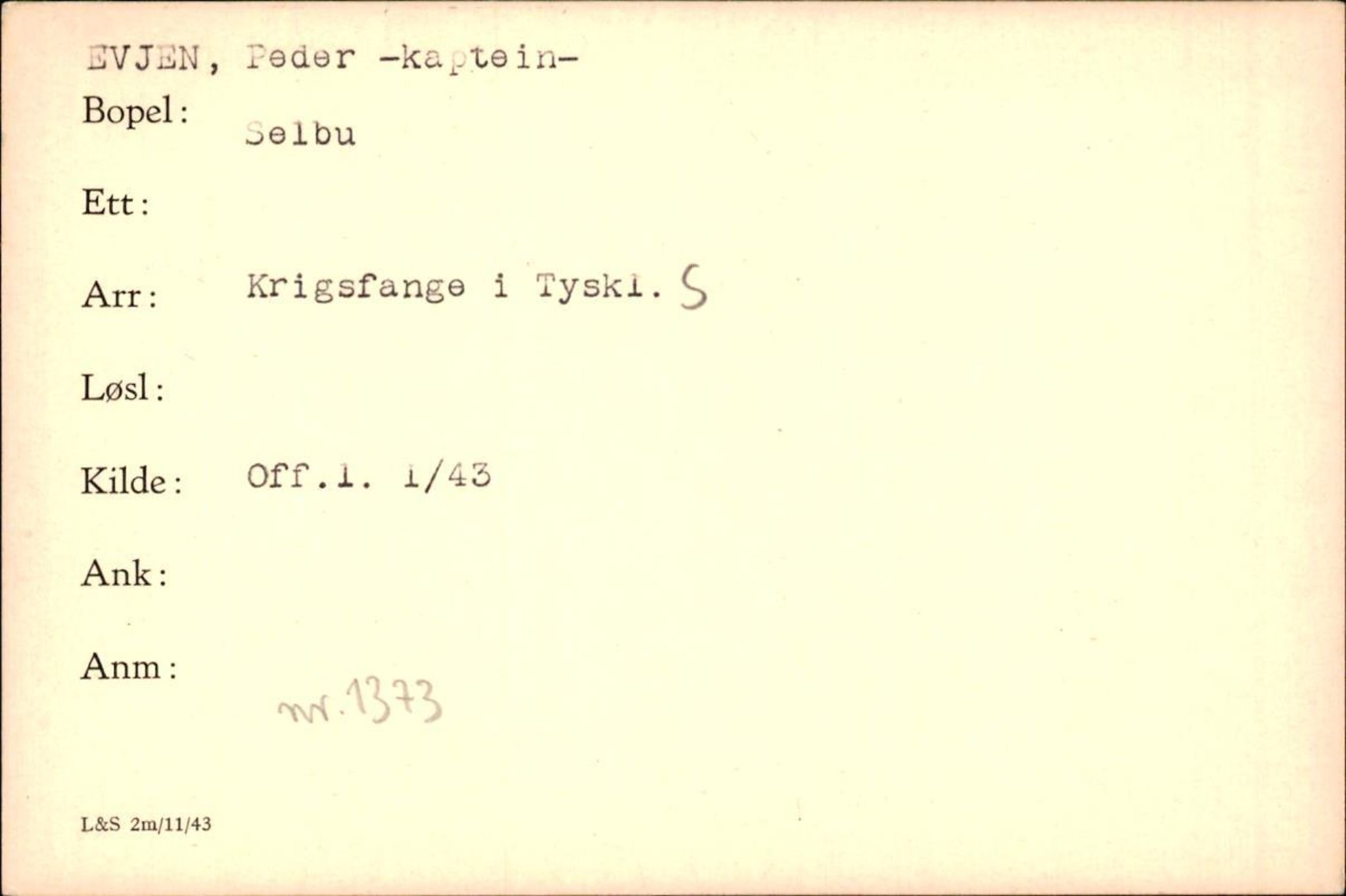 Forsvaret, Forsvarets krigshistoriske avdeling, AV/RA-RAFA-2017/Y/Yf/L0200: II-C-11-2102  -  Norske krigsfanger i Tyskland, 1940-1945, p. 251