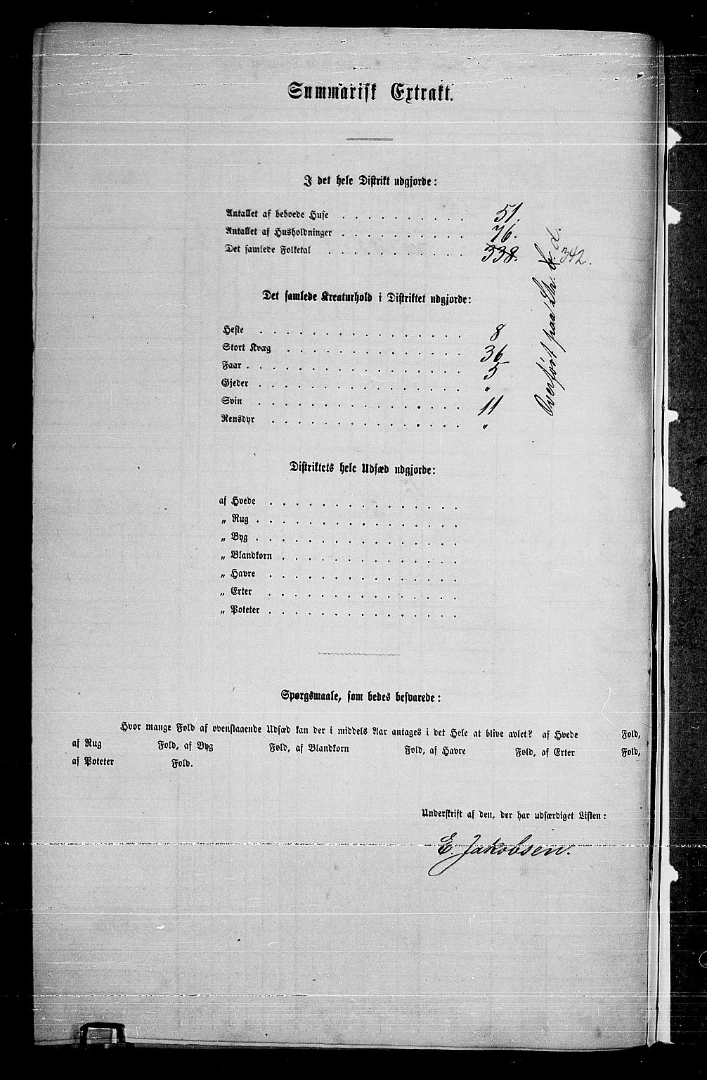 RA, 1865 census for Eiker, 1865, p. 252