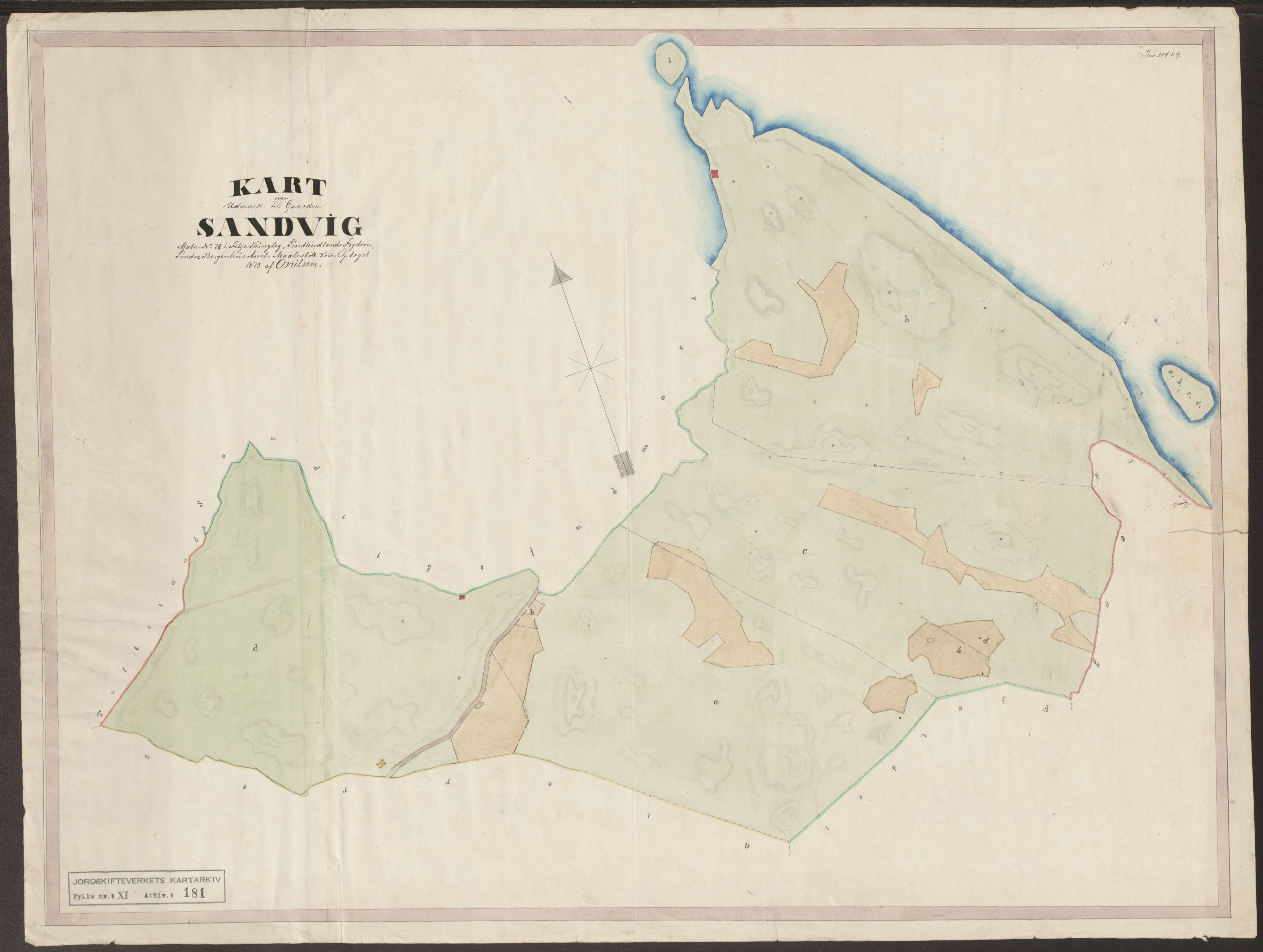 Jordskifteverkets kartarkiv, AV/RA-S-3929/T, 1859-1988, p. 282
