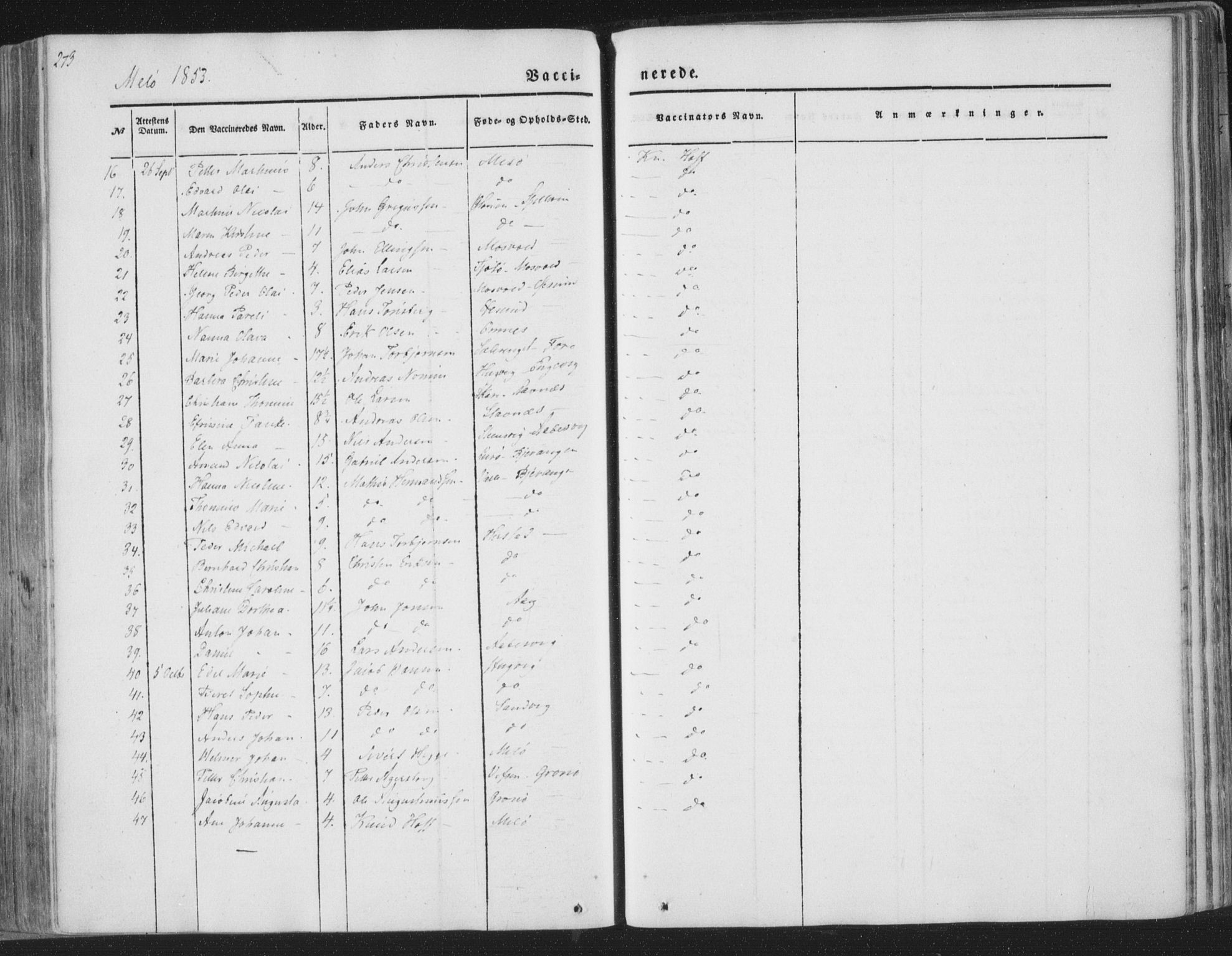 Ministerialprotokoller, klokkerbøker og fødselsregistre - Nordland, AV/SAT-A-1459/841/L0604: Parish register (official) no. 841A09 /2, 1845-1862, p. 273