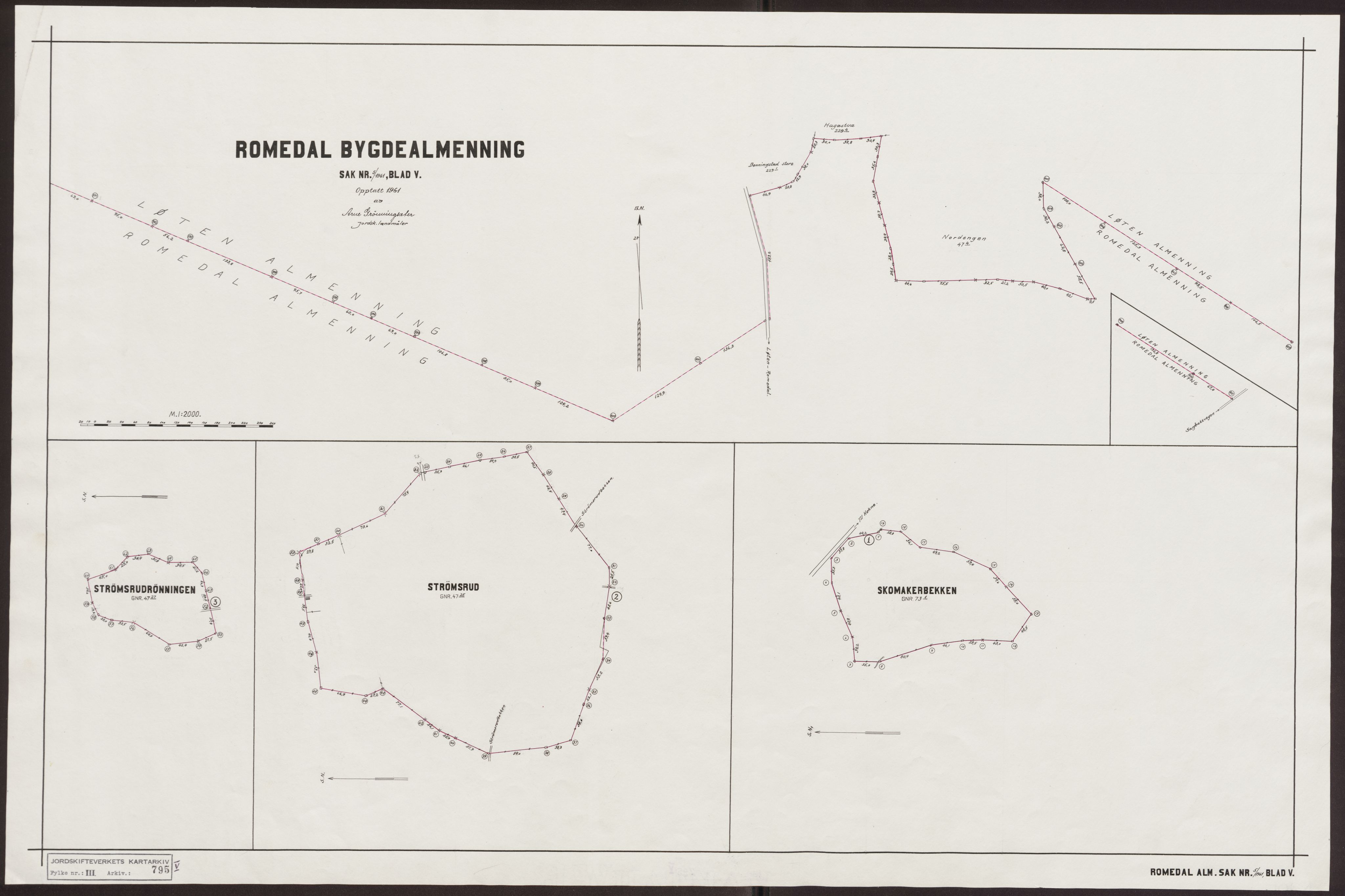 Jordskifteverkets kartarkiv, RA/S-3929/T, 1859-1988, p. 1202