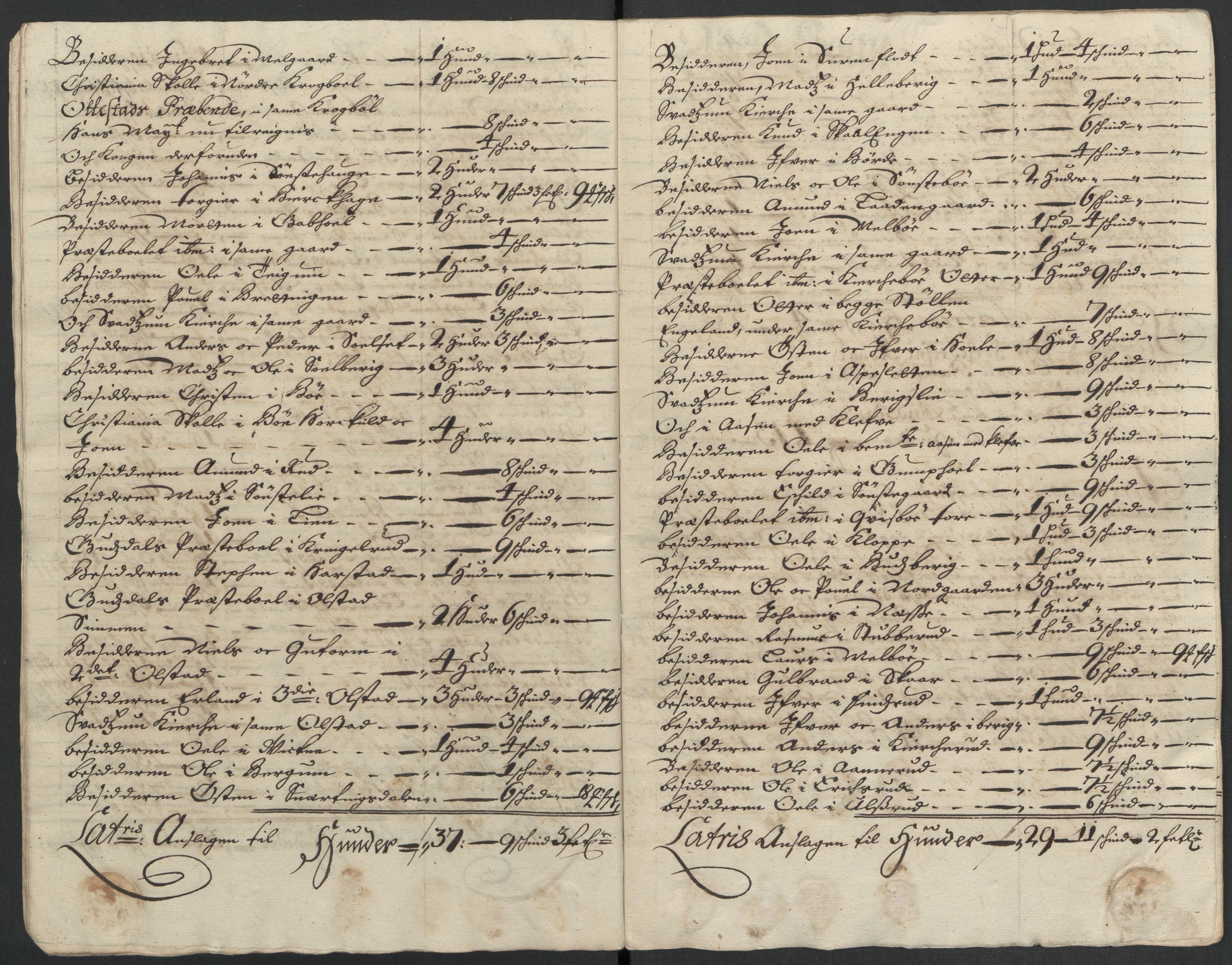 Rentekammeret inntil 1814, Reviderte regnskaper, Fogderegnskap, AV/RA-EA-4092/R17/L1177: Fogderegnskap Gudbrandsdal, 1704, p. 159