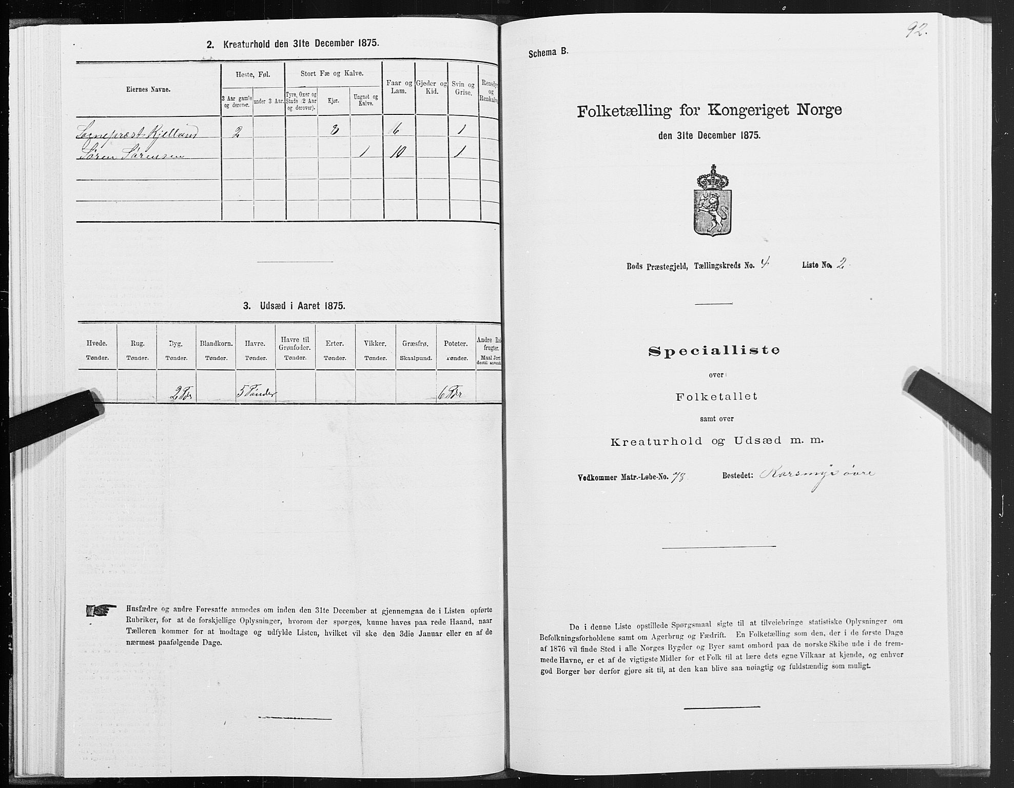 SAT, 1875 census for 1549P Bud, 1875, p. 2092