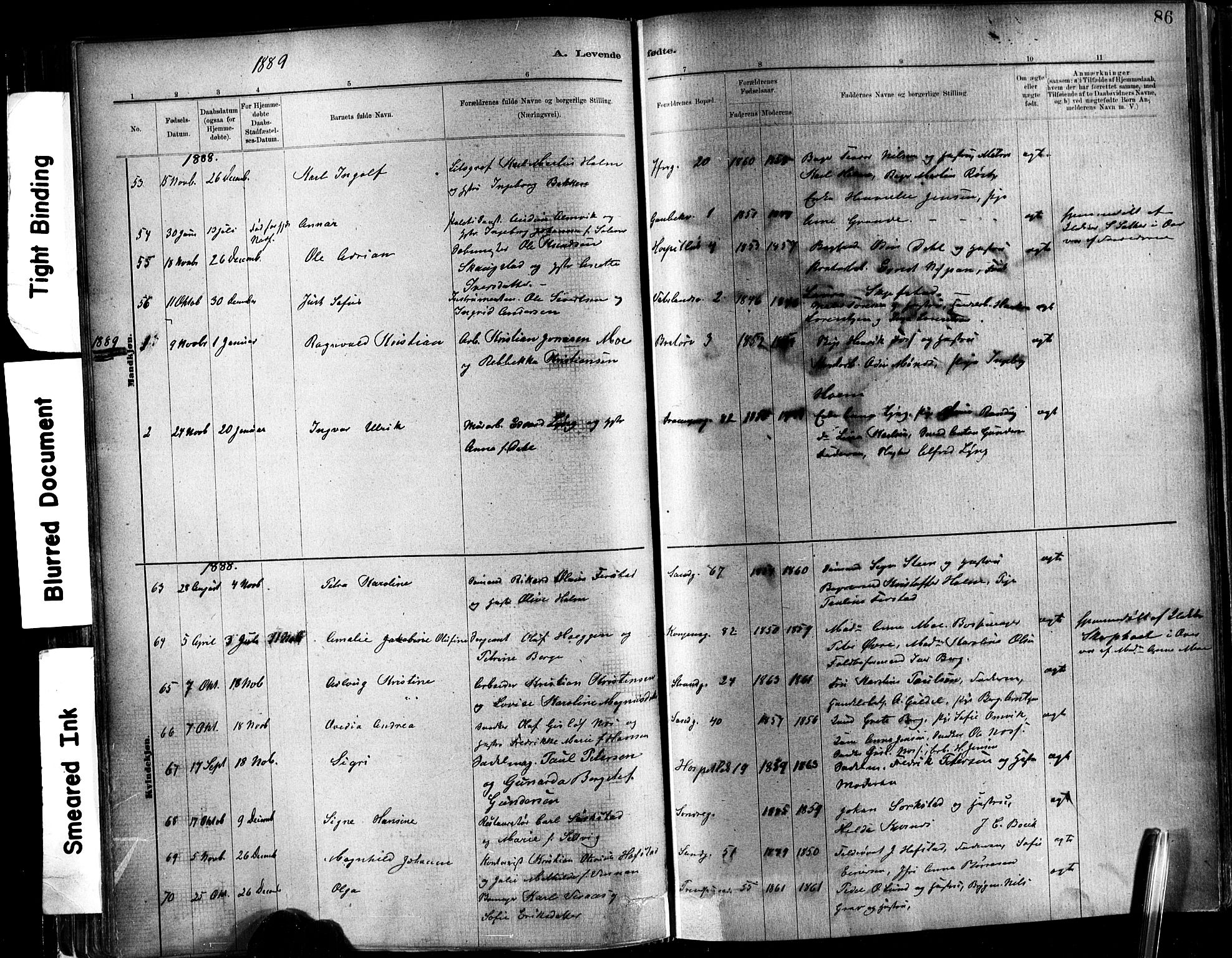 Ministerialprotokoller, klokkerbøker og fødselsregistre - Sør-Trøndelag, SAT/A-1456/602/L0119: Parish register (official) no. 602A17, 1880-1901, p. 86