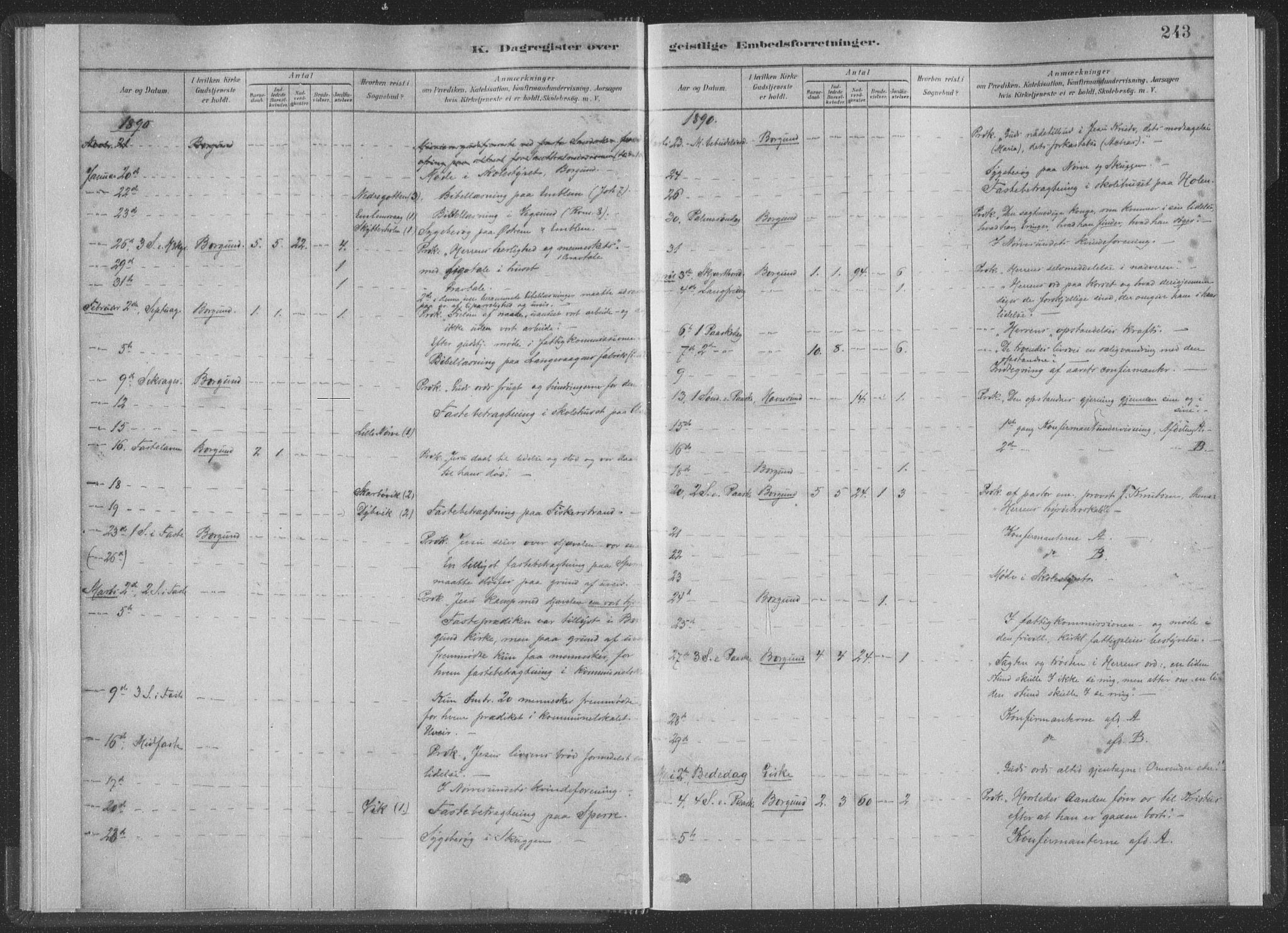 Ministerialprotokoller, klokkerbøker og fødselsregistre - Møre og Romsdal, AV/SAT-A-1454/528/L0404: Parish register (official) no. 528A13II, 1880-1922, p. 243