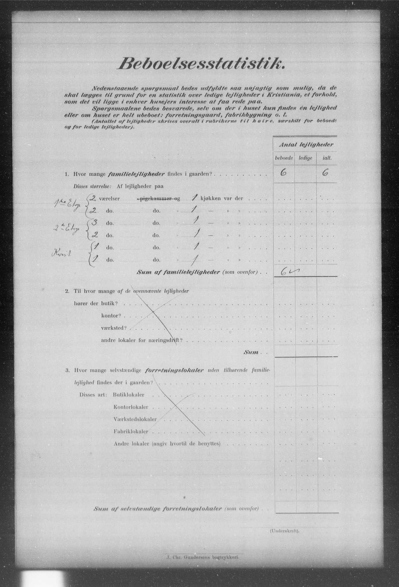 OBA, Municipal Census 1903 for Kristiania, 1903, p. 22186