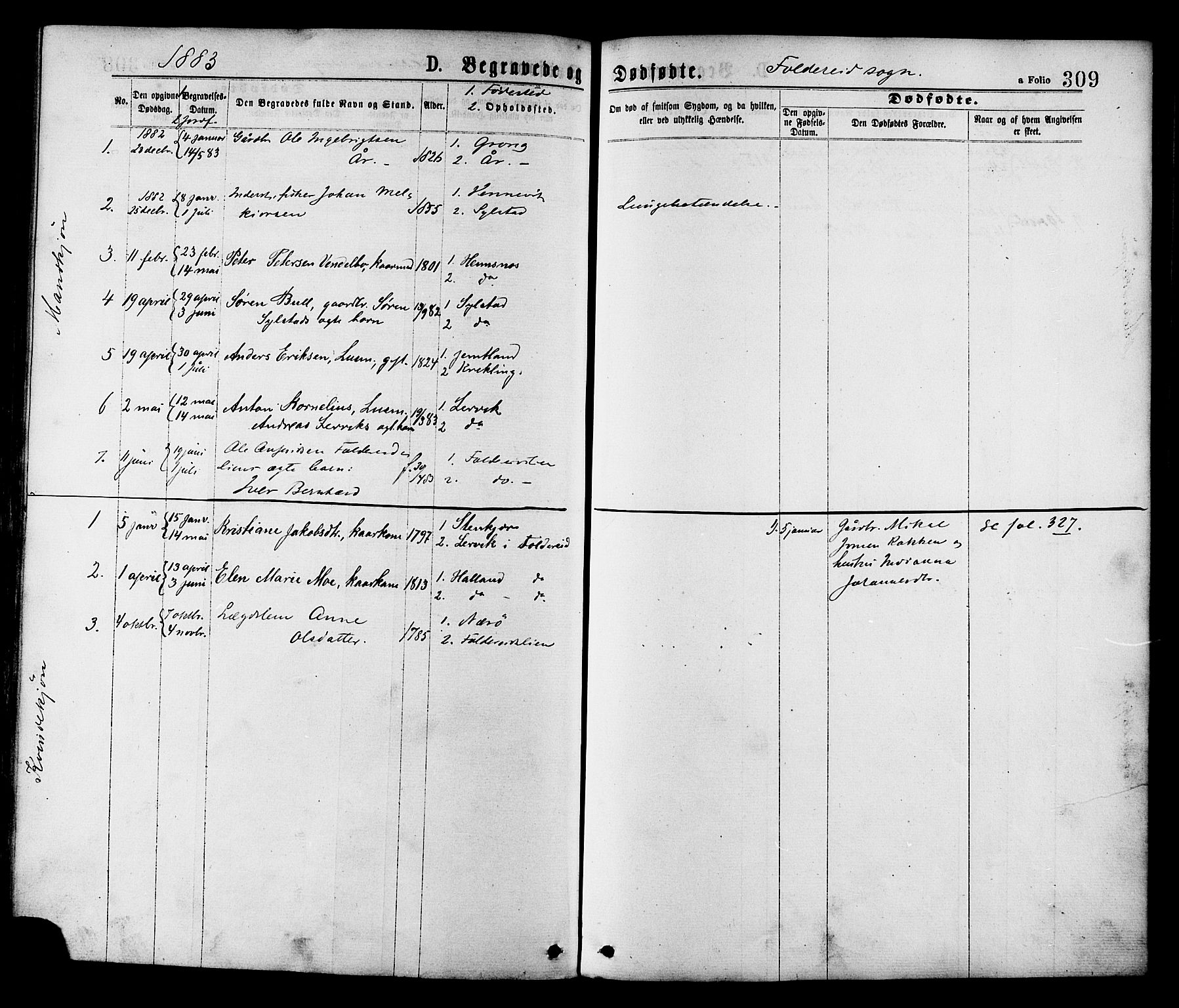 Ministerialprotokoller, klokkerbøker og fødselsregistre - Nord-Trøndelag, SAT/A-1458/780/L0642: Parish register (official) no. 780A07 /2, 1878-1885, p. 309