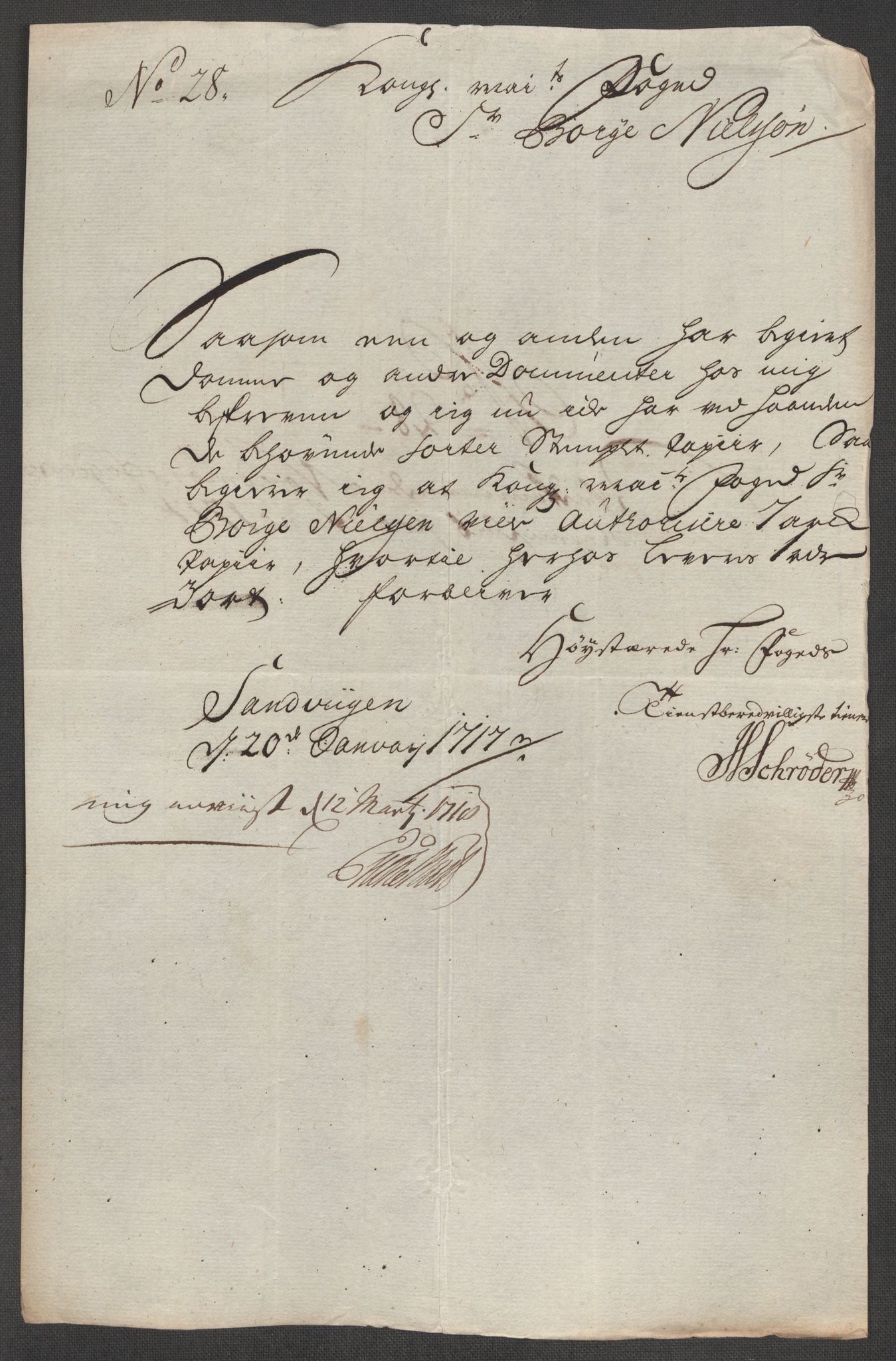 Rentekammeret inntil 1814, Reviderte regnskaper, Fogderegnskap, AV/RA-EA-4092/R56/L3750: Fogderegnskap Nordmøre, 1717, p. 201