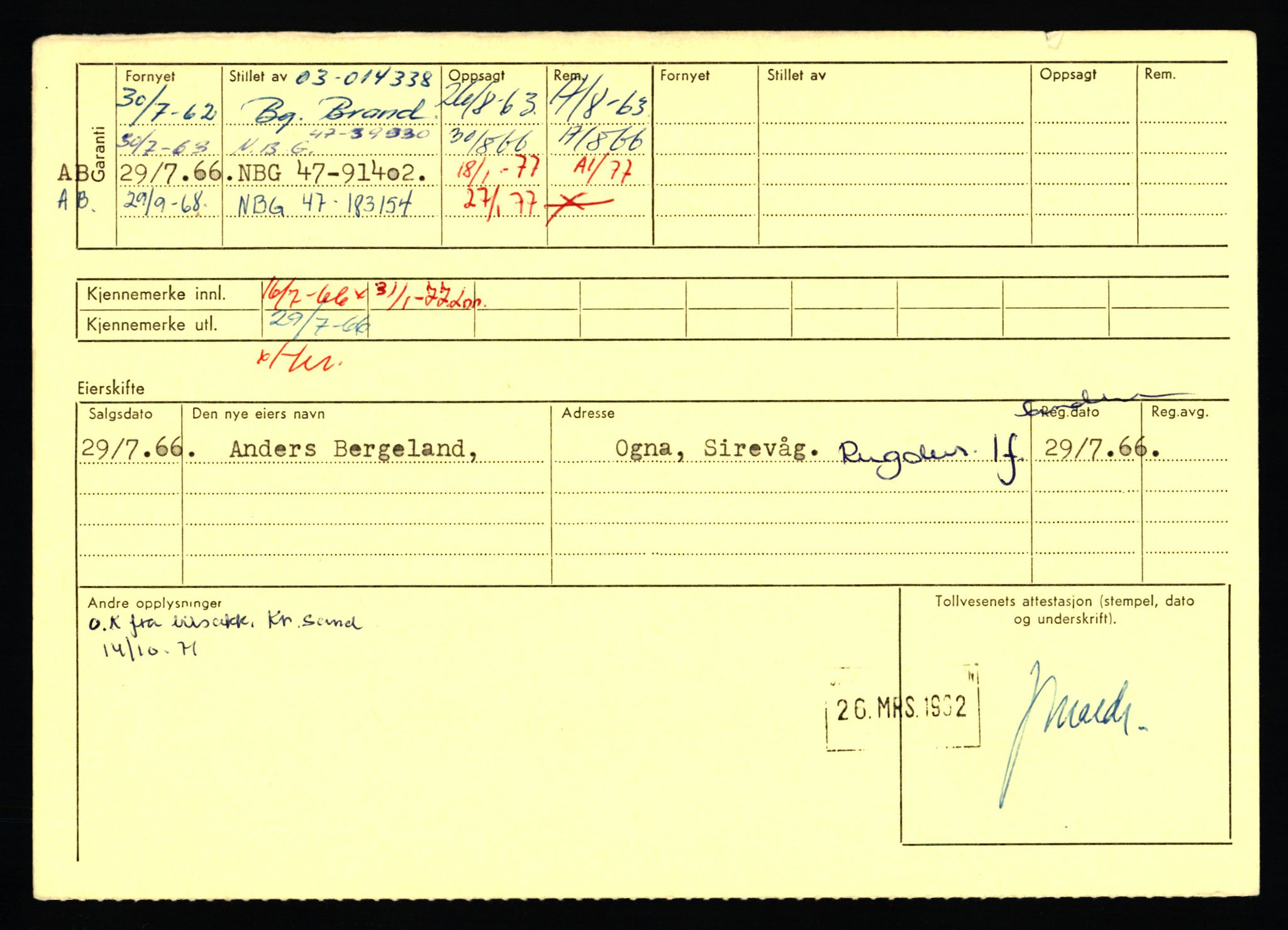 Stavanger trafikkstasjon, AV/SAST-A-101942/0/F/L0071: L-80500 - L-82199, 1930-1971, p. 2064