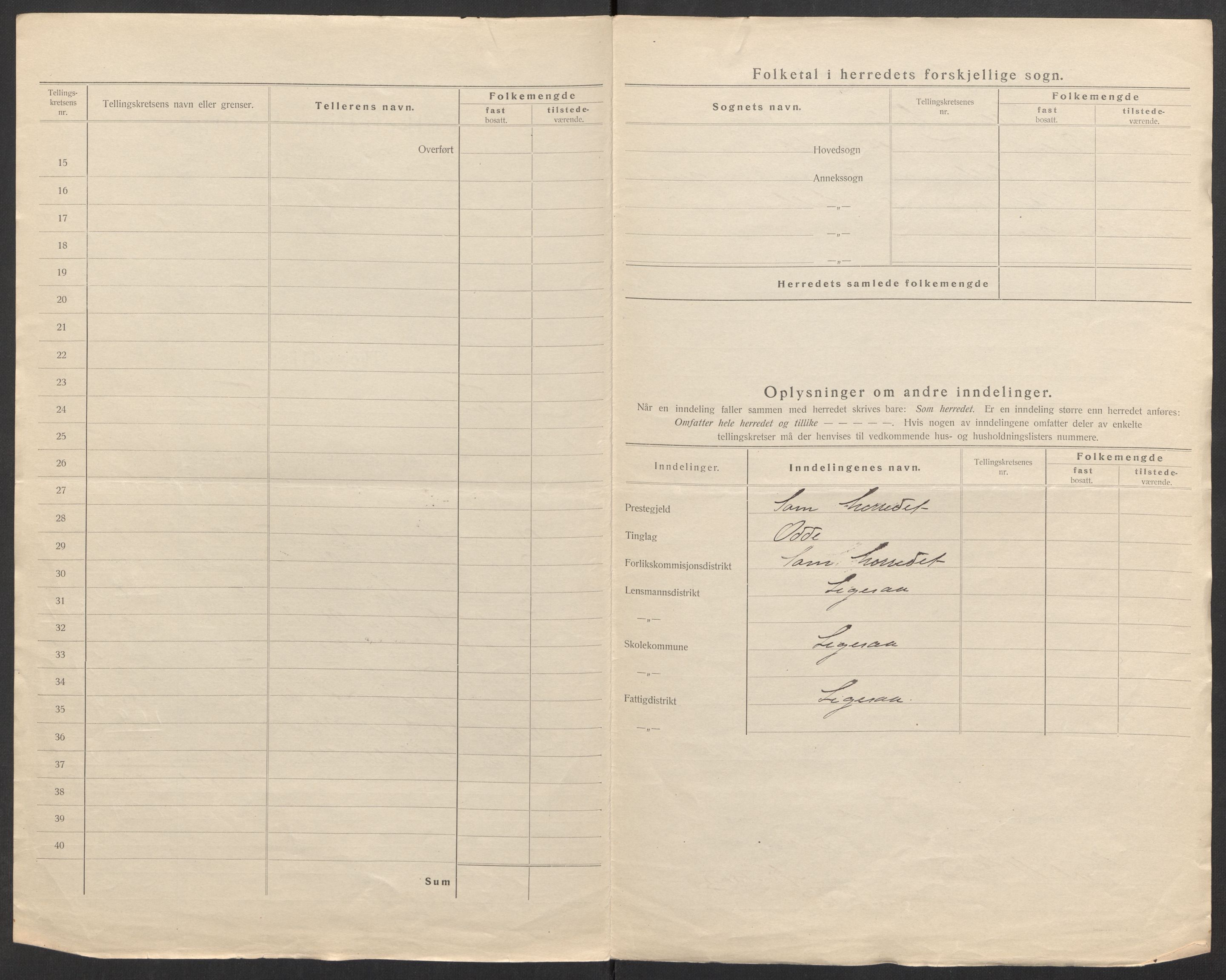 SAK, 1920 census for Tveit, 1920, p. 12