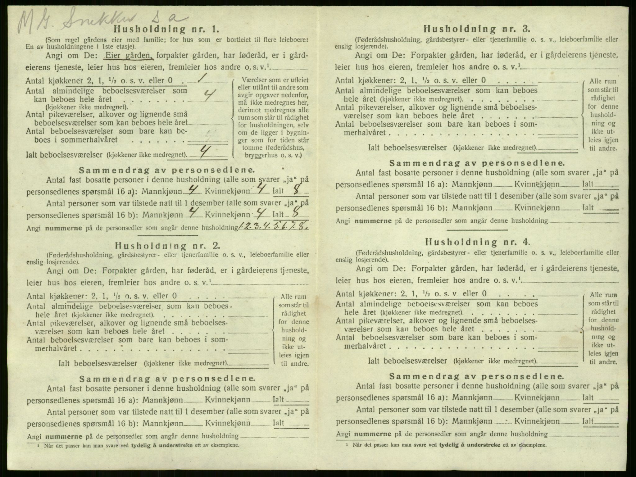 SAKO, 1920 census for Nøtterøy, 1920, p. 1325