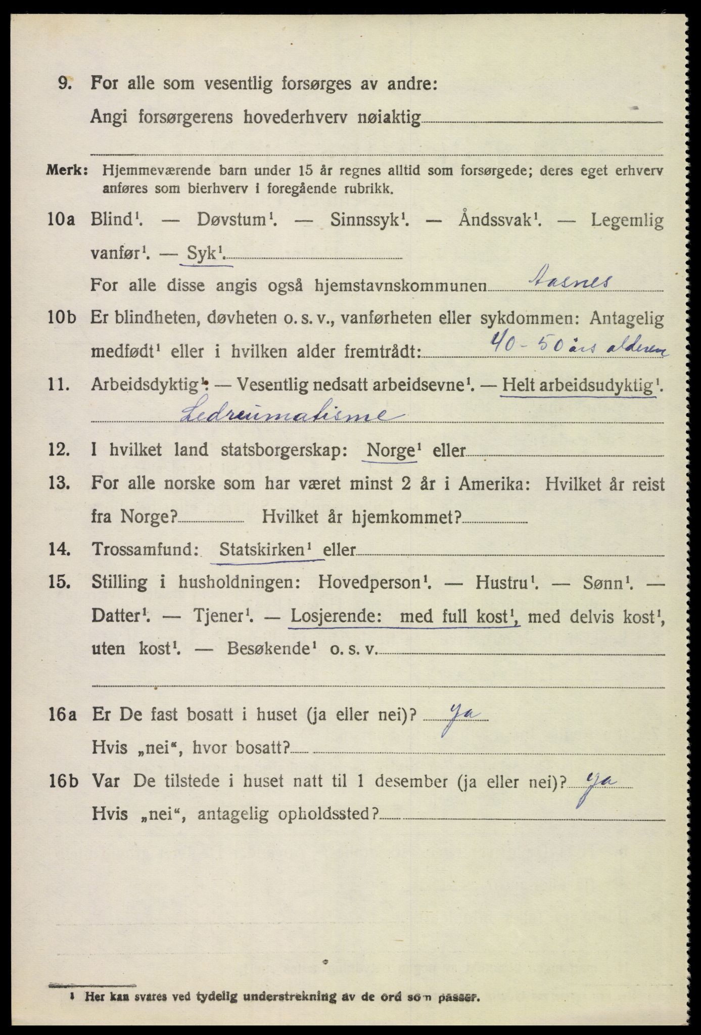 SAH, 1920 census for Åsnes, 1920, p. 11739