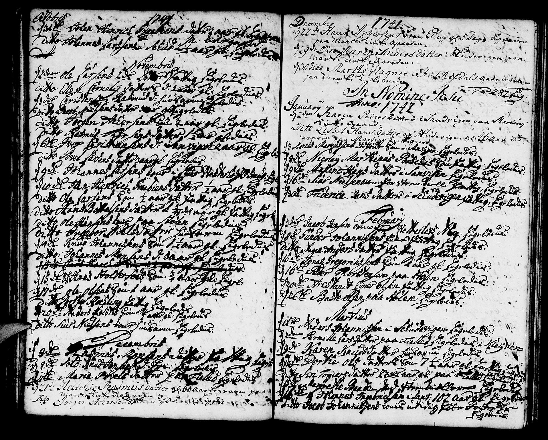 Korskirken sokneprestembete, SAB/A-76101/H/Haa/L0011: Parish register (official) no. A 11, 1731-1785, p. 32
