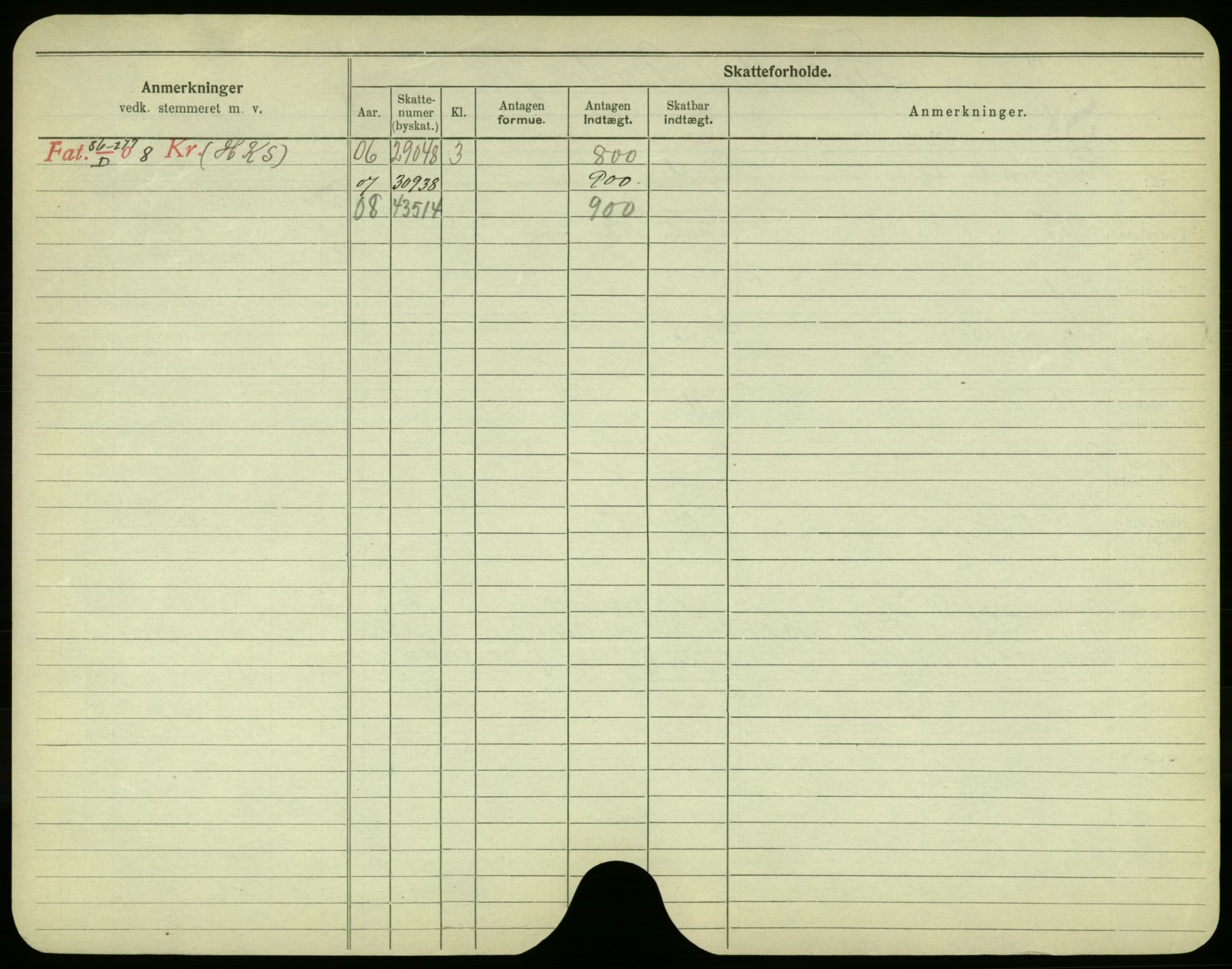 Oslo folkeregister, Registerkort, SAO/A-11715/F/Fa/Fac/L0003: Menn, 1906-1914, p. 125b