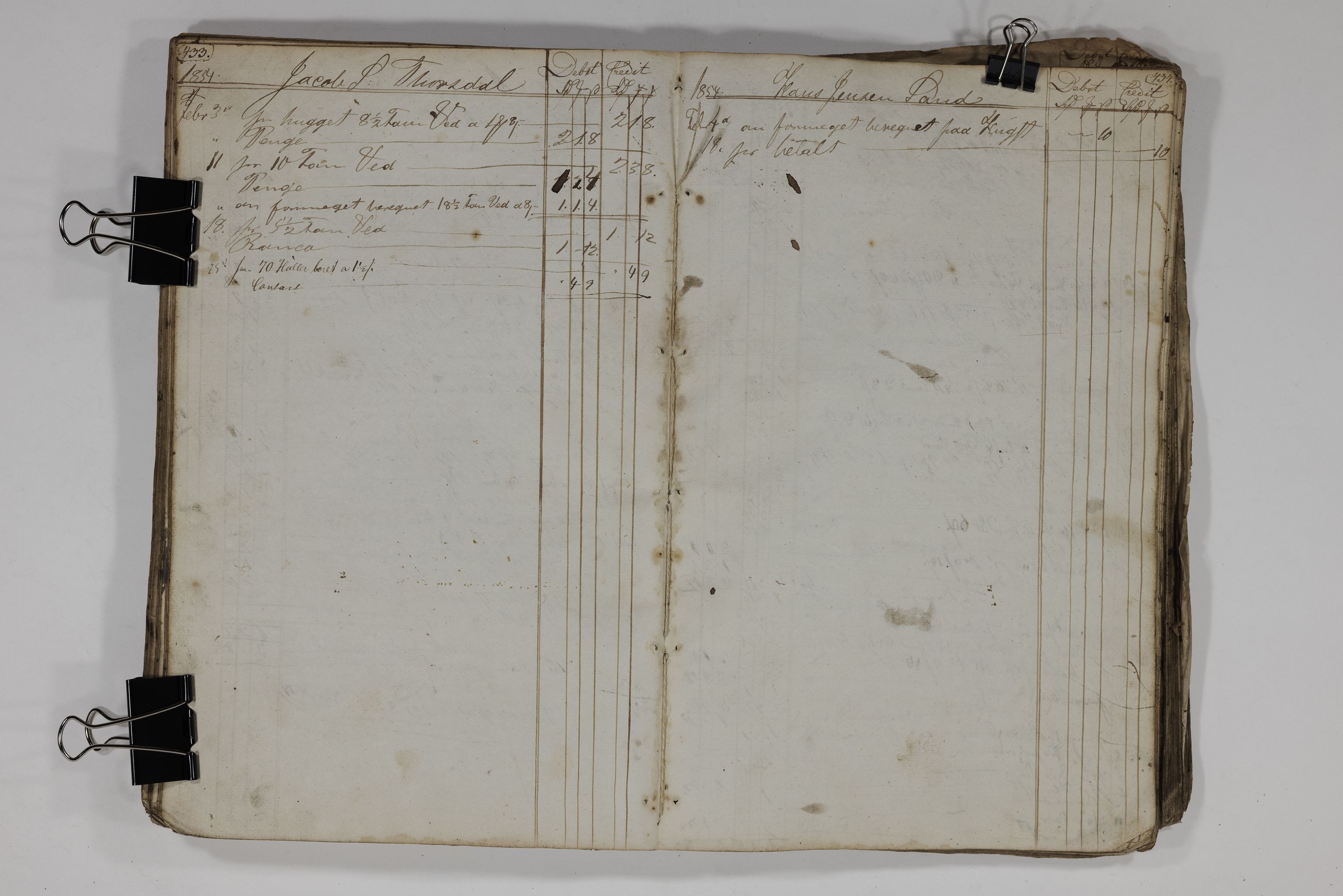 Blehr/ Kjellestad, TEMU/TGM-A-1212/R/Rl/L0012: Klad, 1853-1854, p. 31