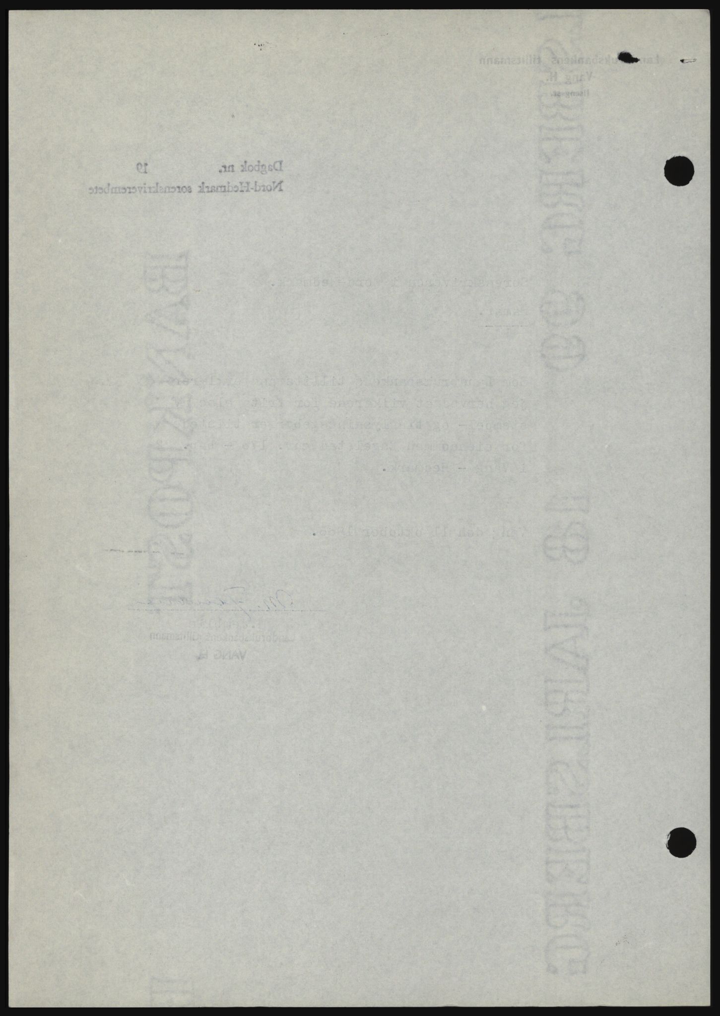 Nord-Hedmark sorenskriveri, SAH/TING-012/H/Hc/L0024: Mortgage book no. 24, 1966-1966, Diary no: : 4433/1966