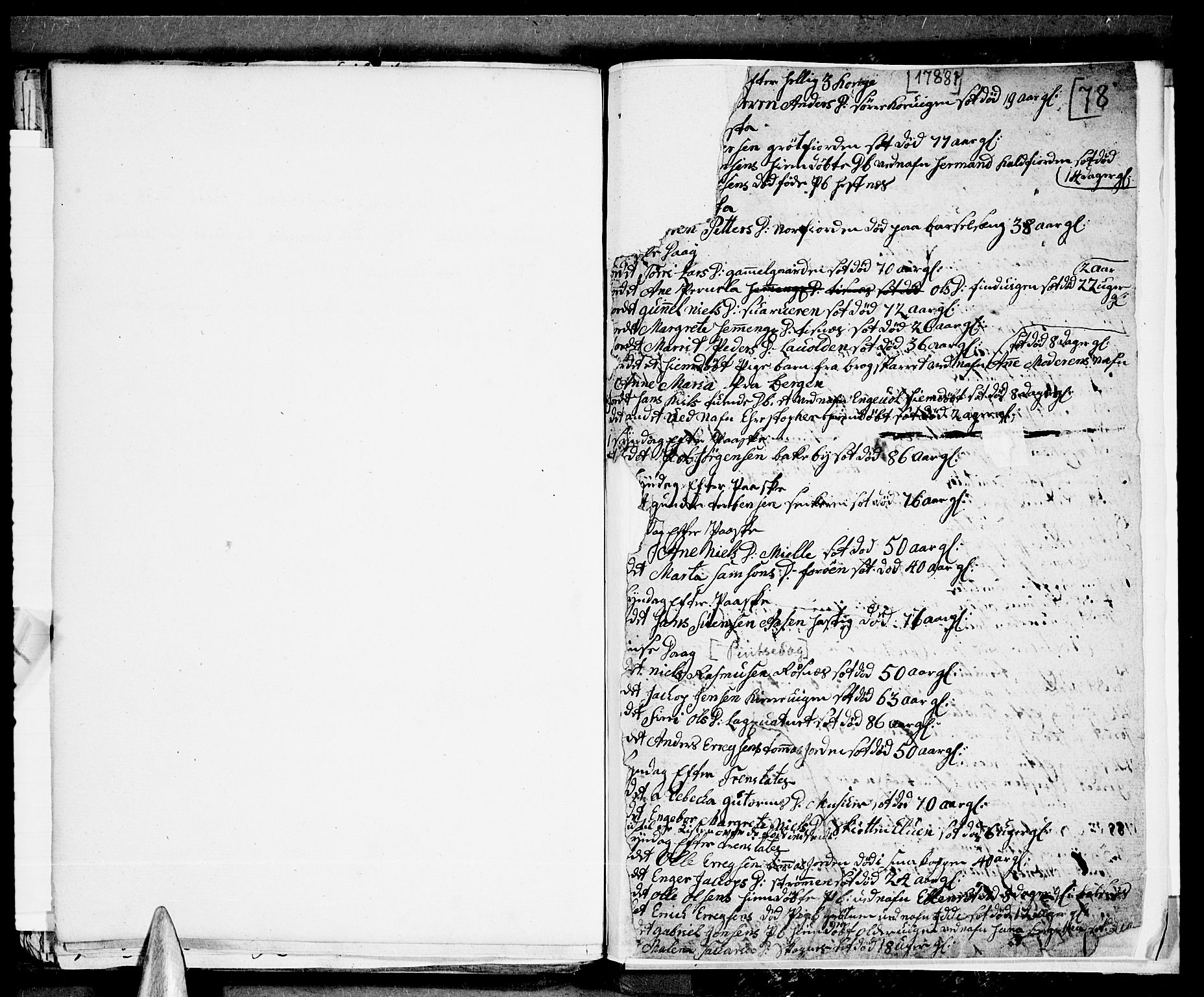 Tromsø sokneprestkontor/stiftsprosti/domprosti, SATØ/S-1343/G/Ga/L0004kirke: Parish register (official) no. 4, 1787-1795, p. 78