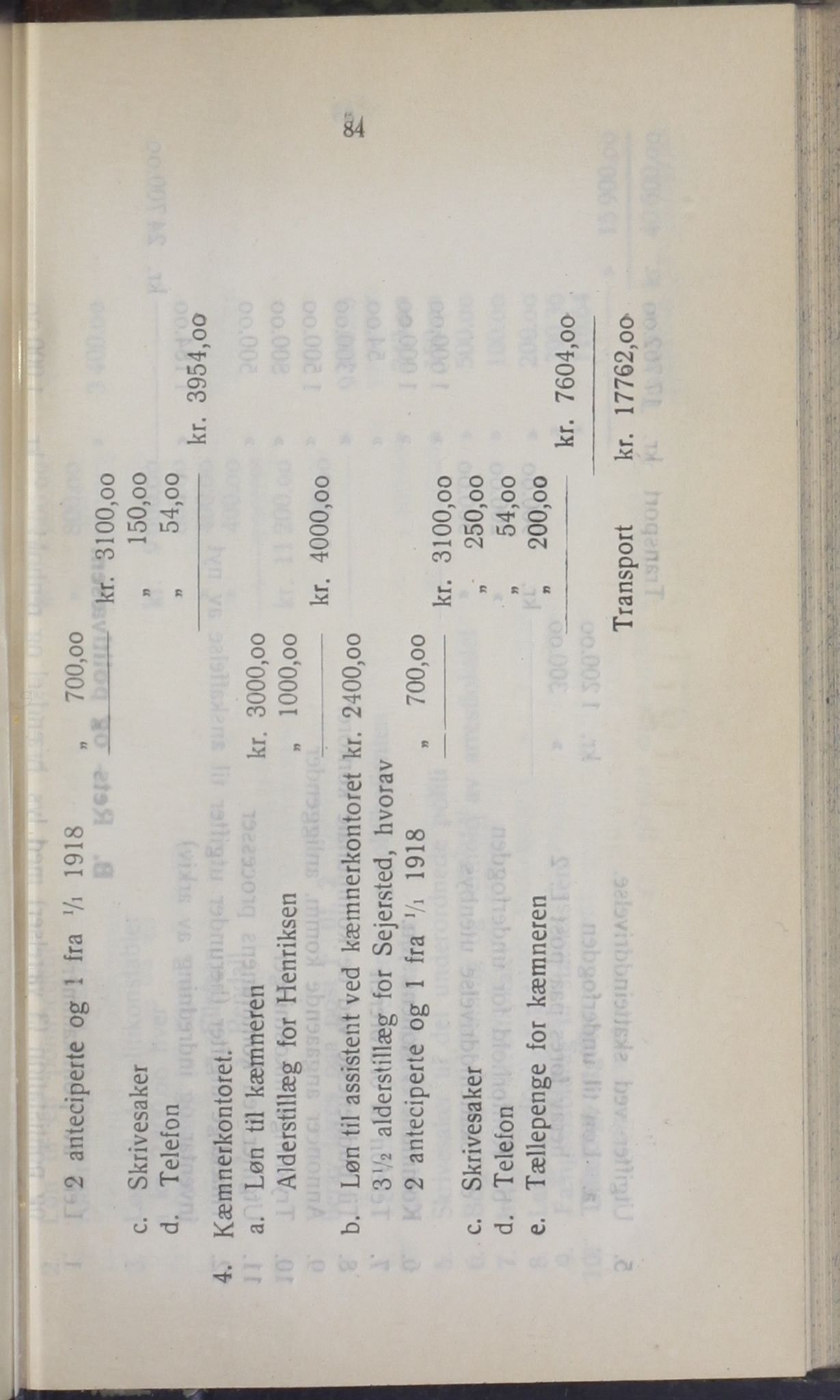 Narvik kommune. Formannskap , AIN/K-18050.150/A/Ab/L0007: Møtebok, 1917