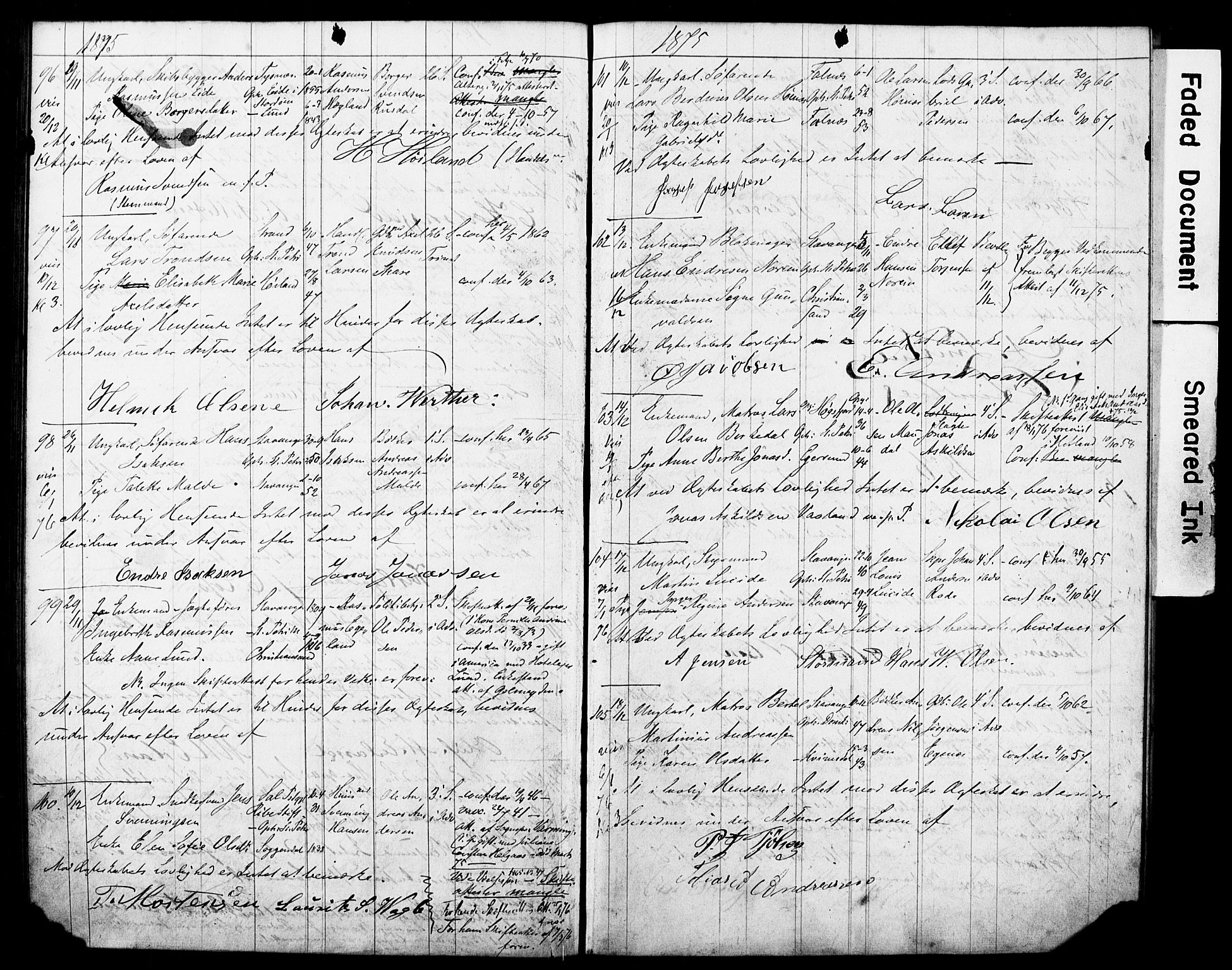St. Petri sokneprestkontor, SAST/A-101813/001/70/705BA/L0002: Banns register no. 2, 1866-1879