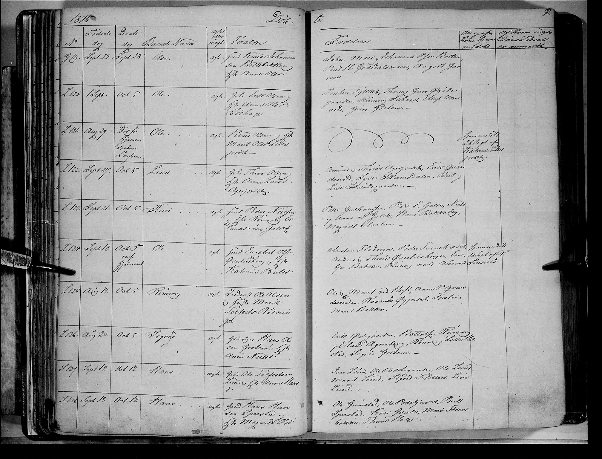 Lom prestekontor, AV/SAH-PREST-070/K/L0006: Parish register (official) no. 6A, 1837-1863, p. 70