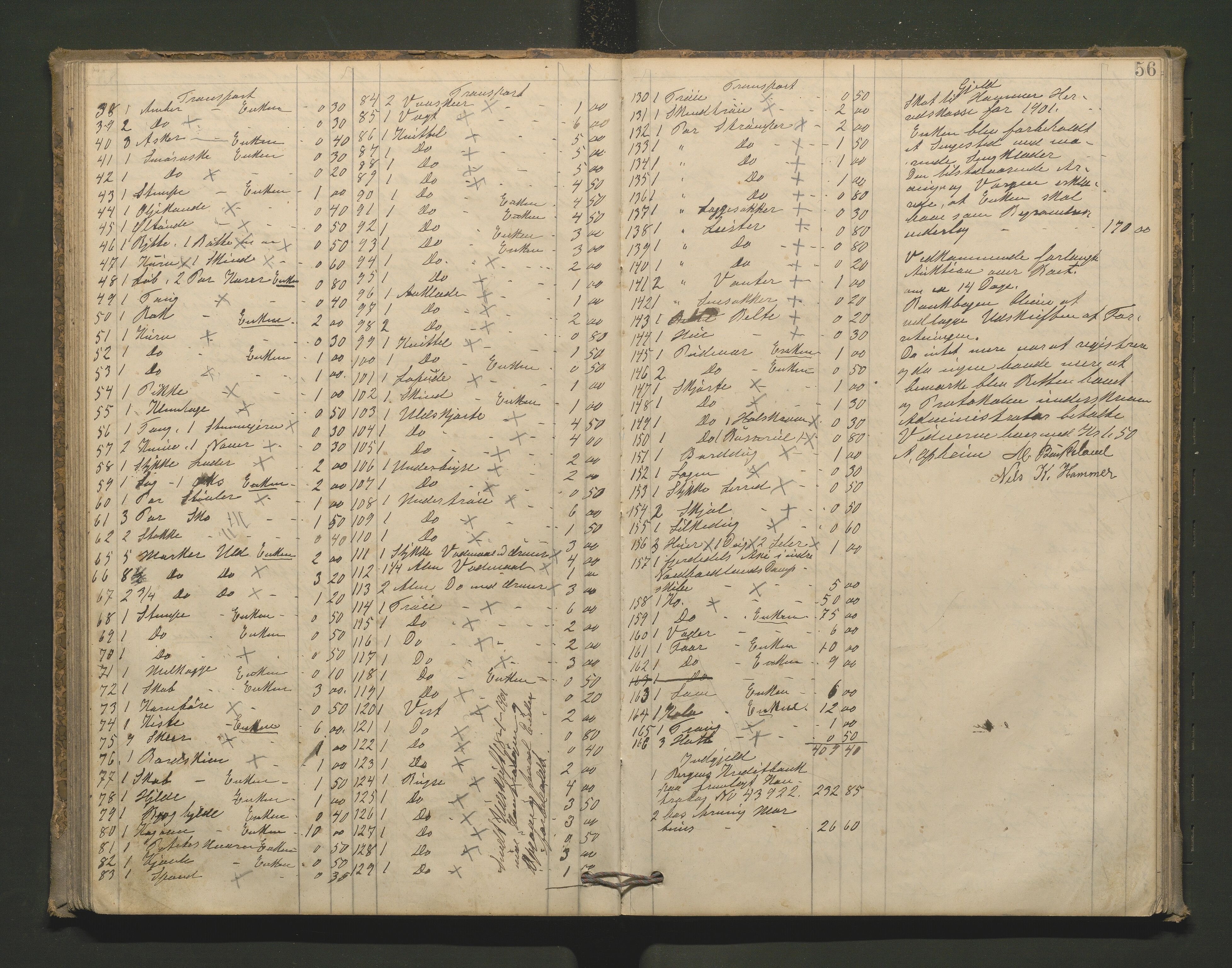 Lensmannen i Hamre, AV/SAB-A-32601/0006/L0002: Registreringsprotokoll, 1896-1904, p. 55b-56a