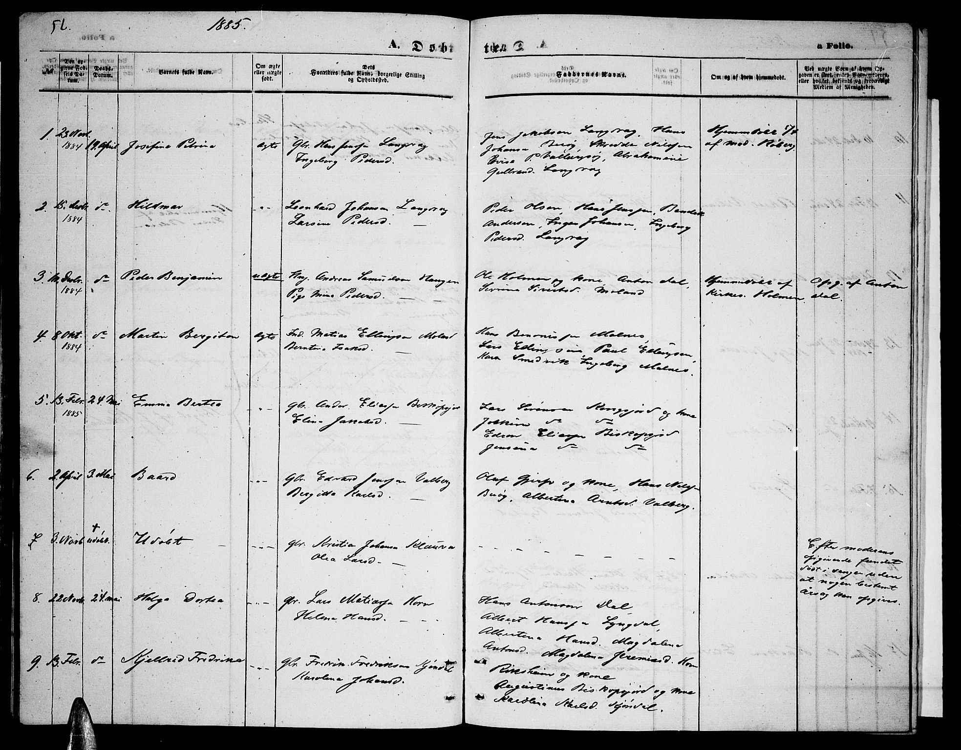 Ministerialprotokoller, klokkerbøker og fødselsregistre - Nordland, AV/SAT-A-1459/884/L1196: Parish register (copy) no. 884C02, 1860-1887, p. 56