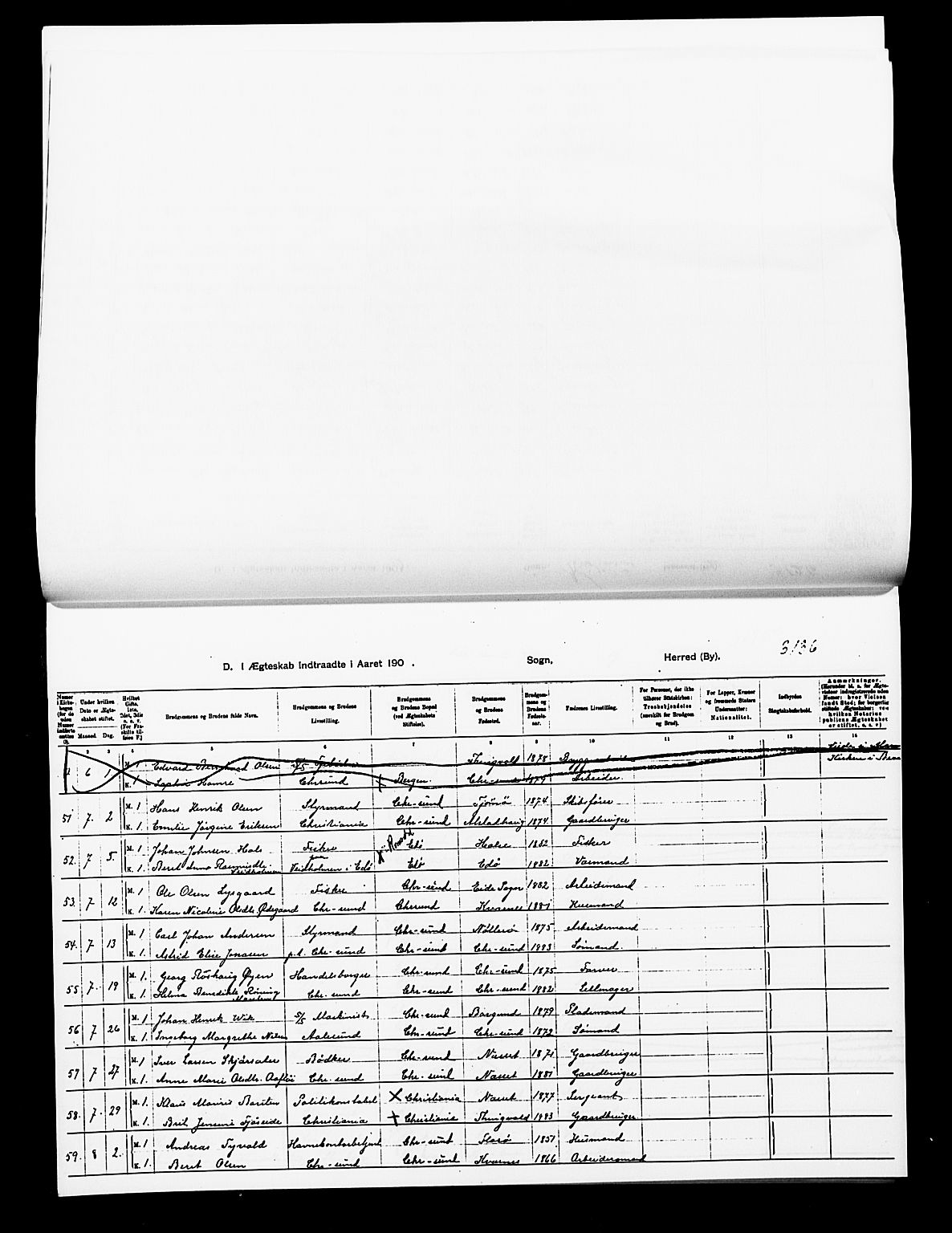 Ministerialprotokoller, klokkerbøker og fødselsregistre - Møre og Romsdal, AV/SAT-A-1454/572/L0859: Parish register (official) no. 572D03, 1903-1916